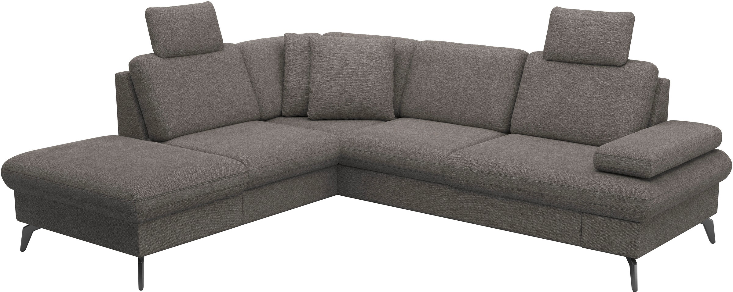 sit&more Ecksofa »Morris Jubi L-Form«, inkl. Armteilfunktion und 1 Zierkissen, wahlweise mit Bettfunktion