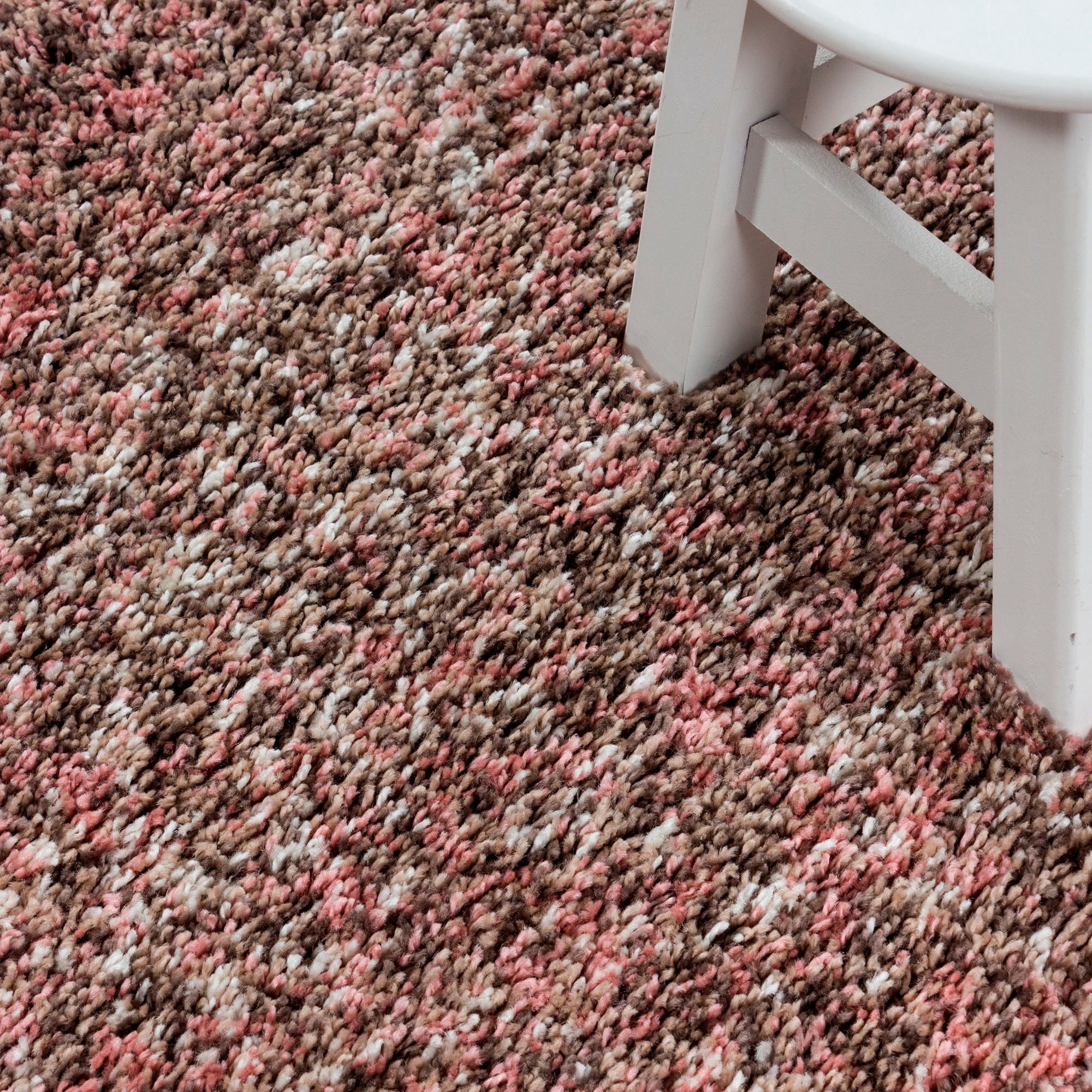 Ayyildiz Teppiche Hochflor-Teppich »Enjoy Shaggy«, rund, 50 mm Höhe, melier günstig online kaufen