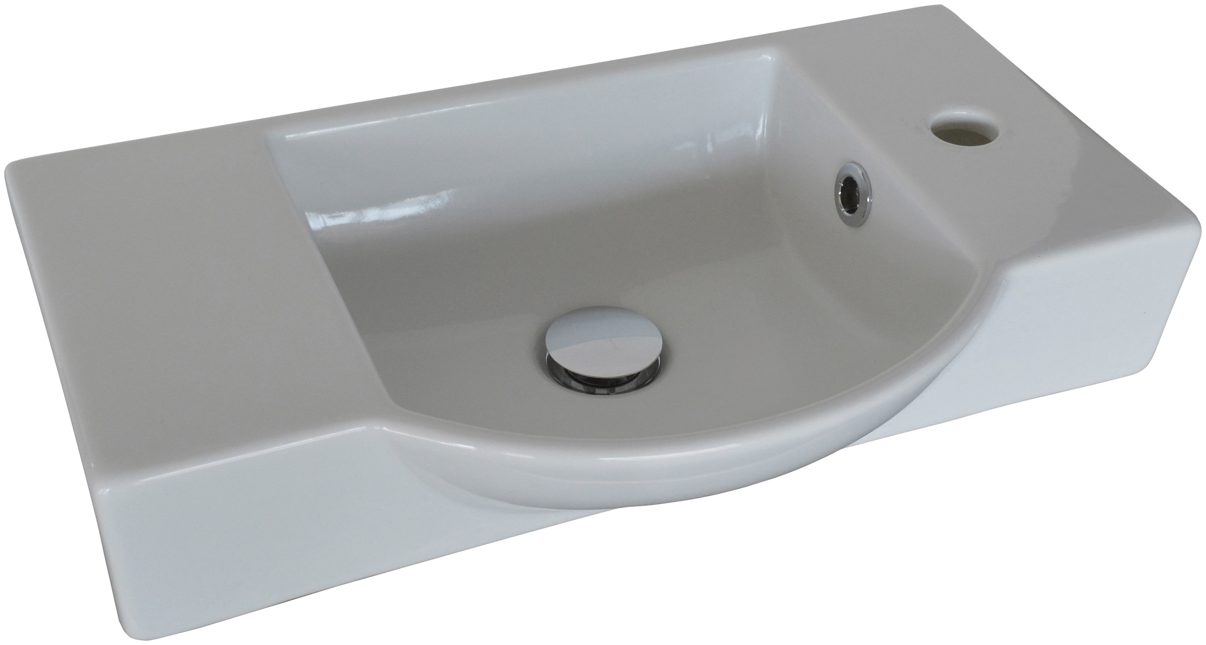 FACKELMANN Waschbecken »Gäste-WC«, Keramik, Breite 54,5 cm, für Gäste-WC günstig online kaufen
