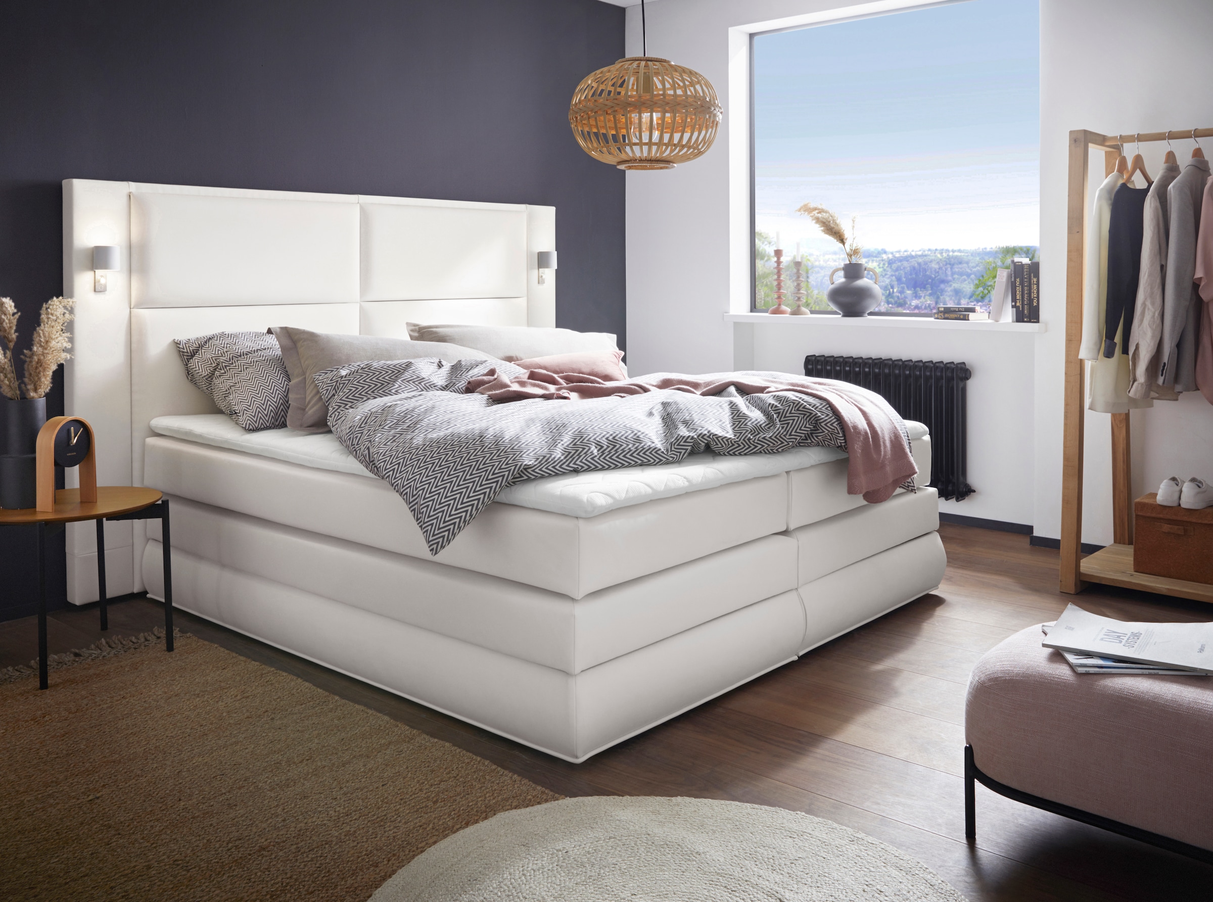COLLECTION AB Boxspringbett »Copenhagen« inklusive Bettkasten, Topper, wahl günstig online kaufen