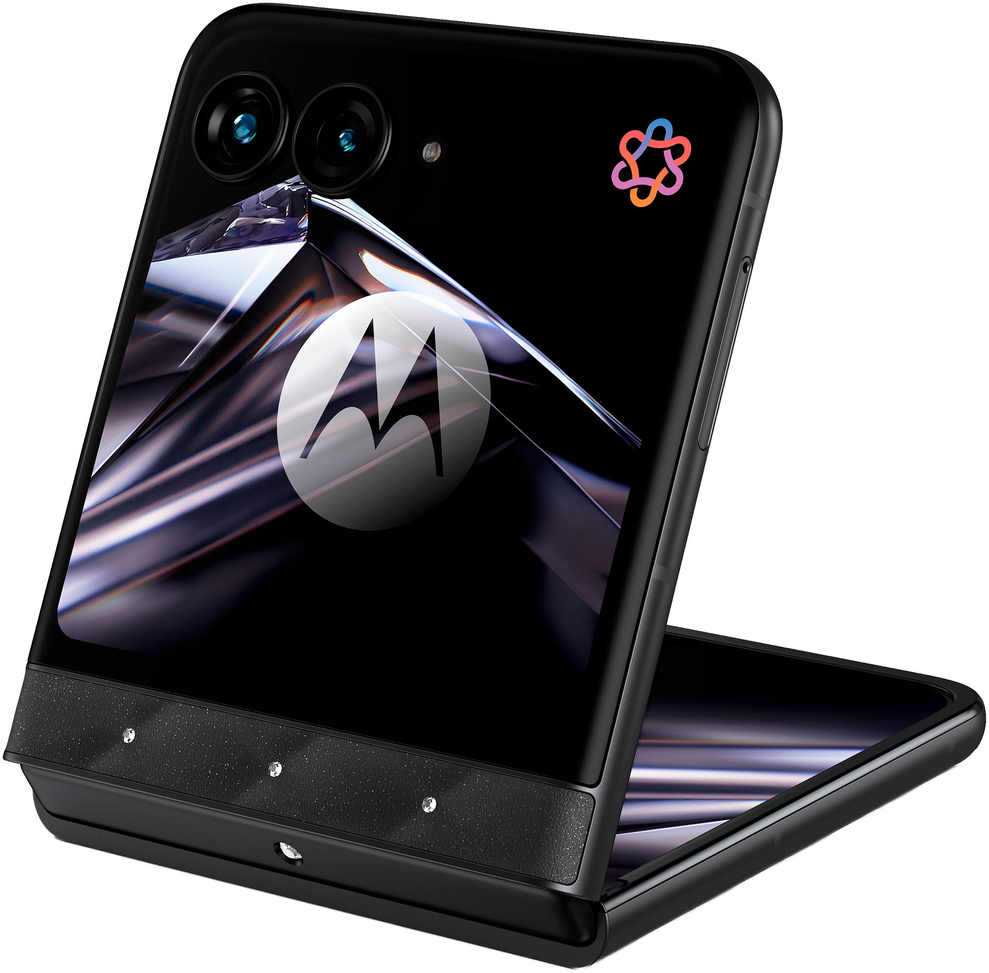 Motorola Smartphone »razr 70 256GB Swarovski Edition« PANTONE® Meteorite
