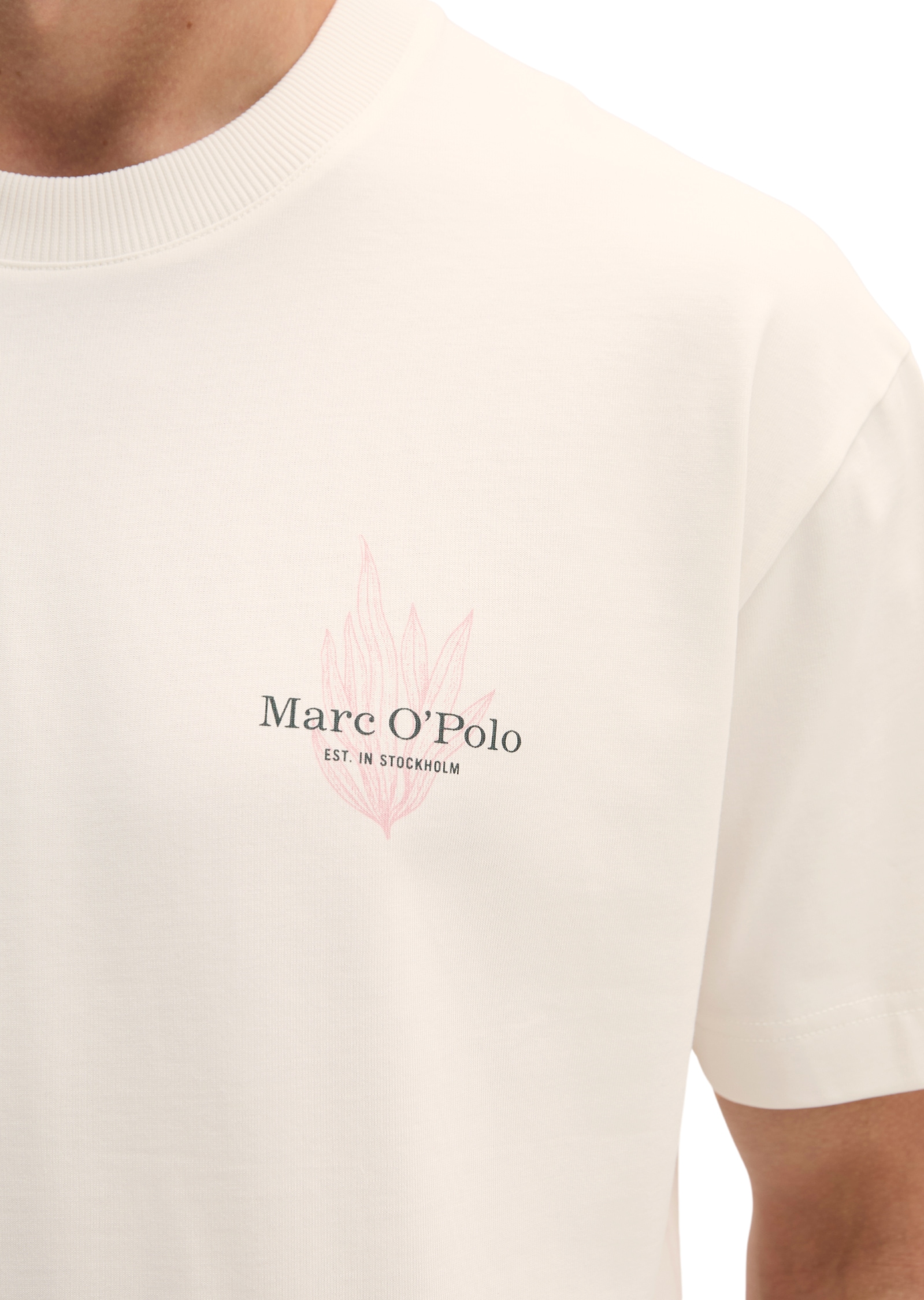 Marc O'Polo T-Shirt loose mit maritimer Rückenprint
