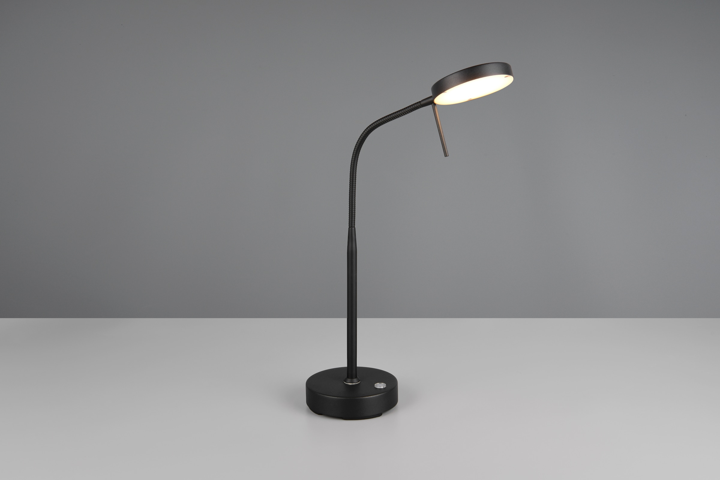 REALITY Leuchten LED Schreibtischlampe »MORENO, Akku LED Tischleuchte warmweiß bis kaltweiß 2700-4000-6000K« LED-Board 1 Stk. Farbwechsler | warmweiß - kaltweiß dimmbar, Lesearm schwenkbar, induktive Ladestation per USB-C aufladbar