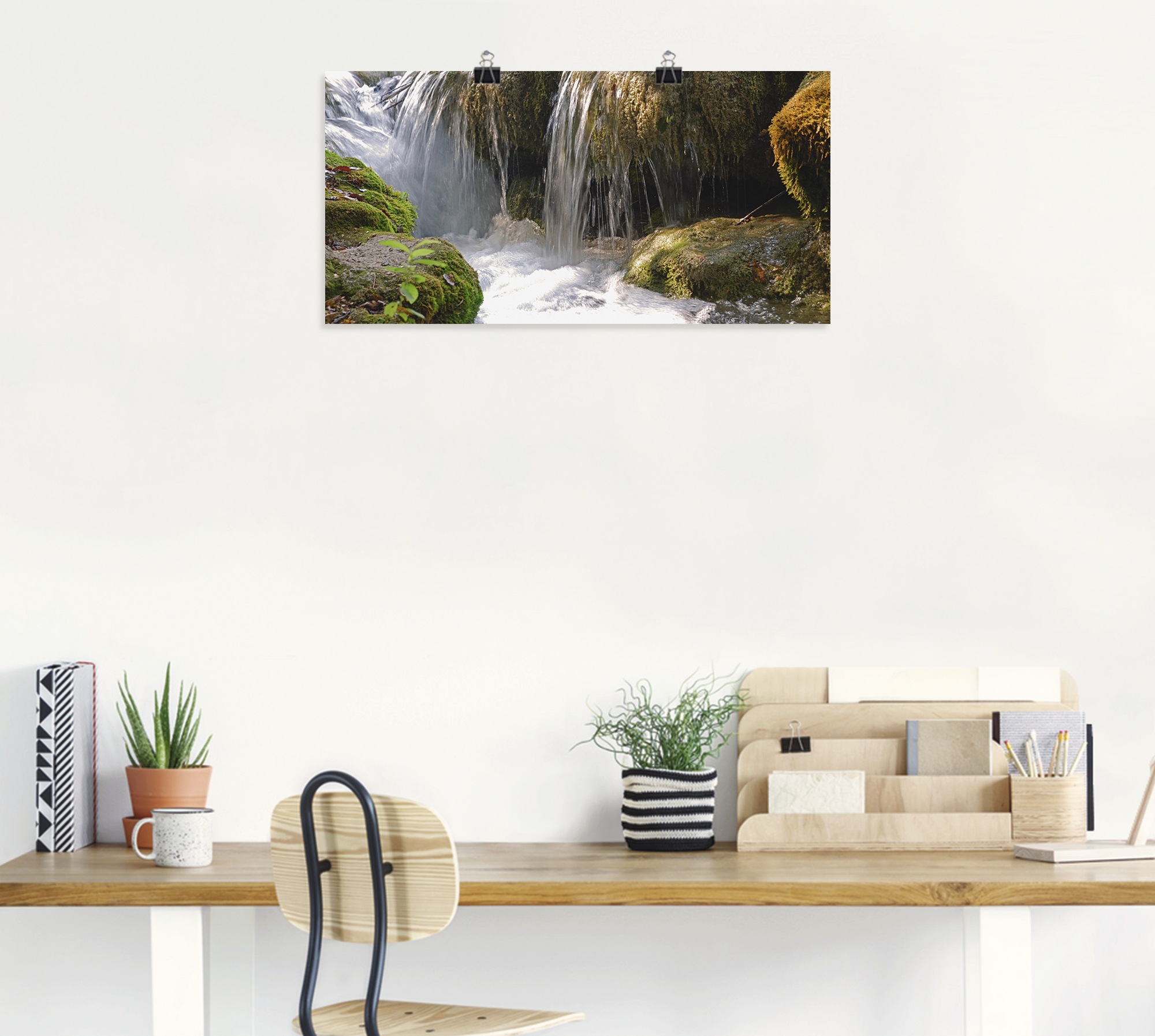Artland Wandbild »Wasserfall«, Gewässer, (1 St.), als Leinwandbild, Poster, Wandaufkleber in verschied. Größen