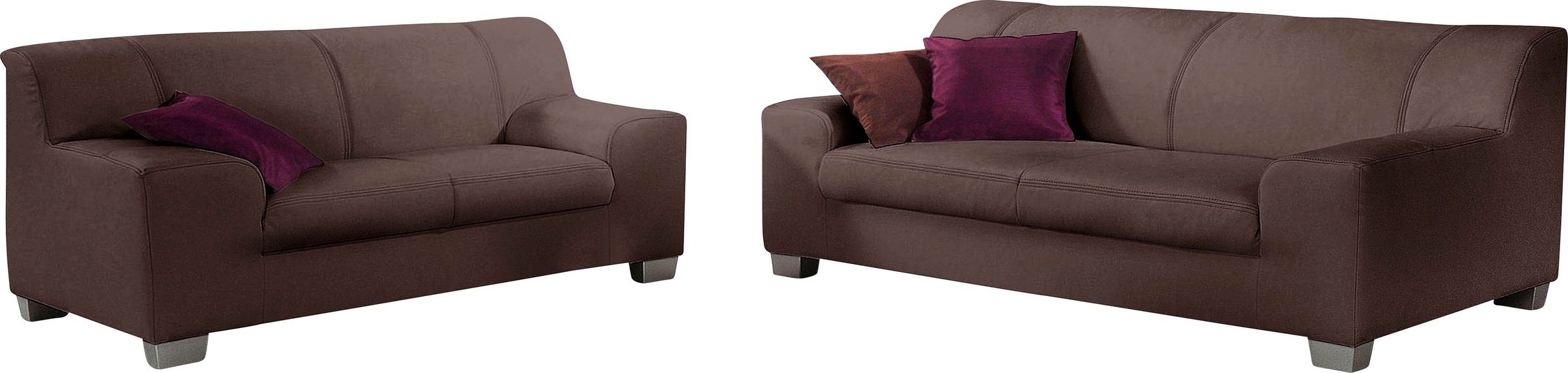 DOMO collection Polstergarnitur »Amando«, (Spar-Set), bestehend aus 2er- un günstig online kaufen