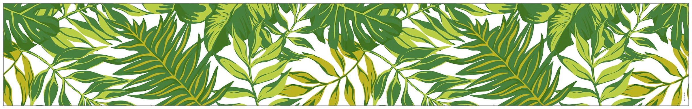 MySpotti Fensterfolie »Look Palm Leaves x auf halbtransparent, Rechnung glattstatisch kaufen cm, haftend 30 haftend, statisch green«, 200
