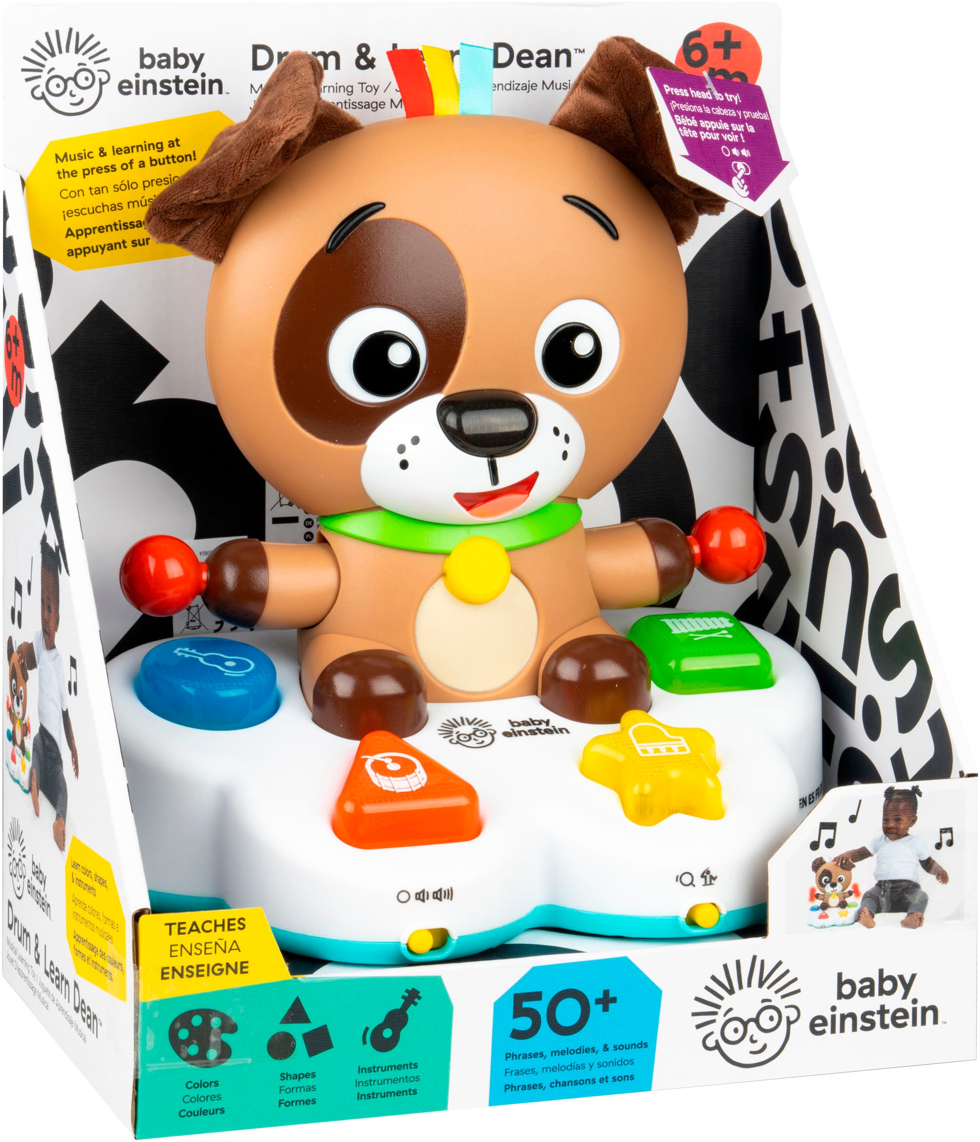 Baby Einstein Lernspielzeug »Drum & Learn Dean Musical Learning Toy«, mit Licht und Sound