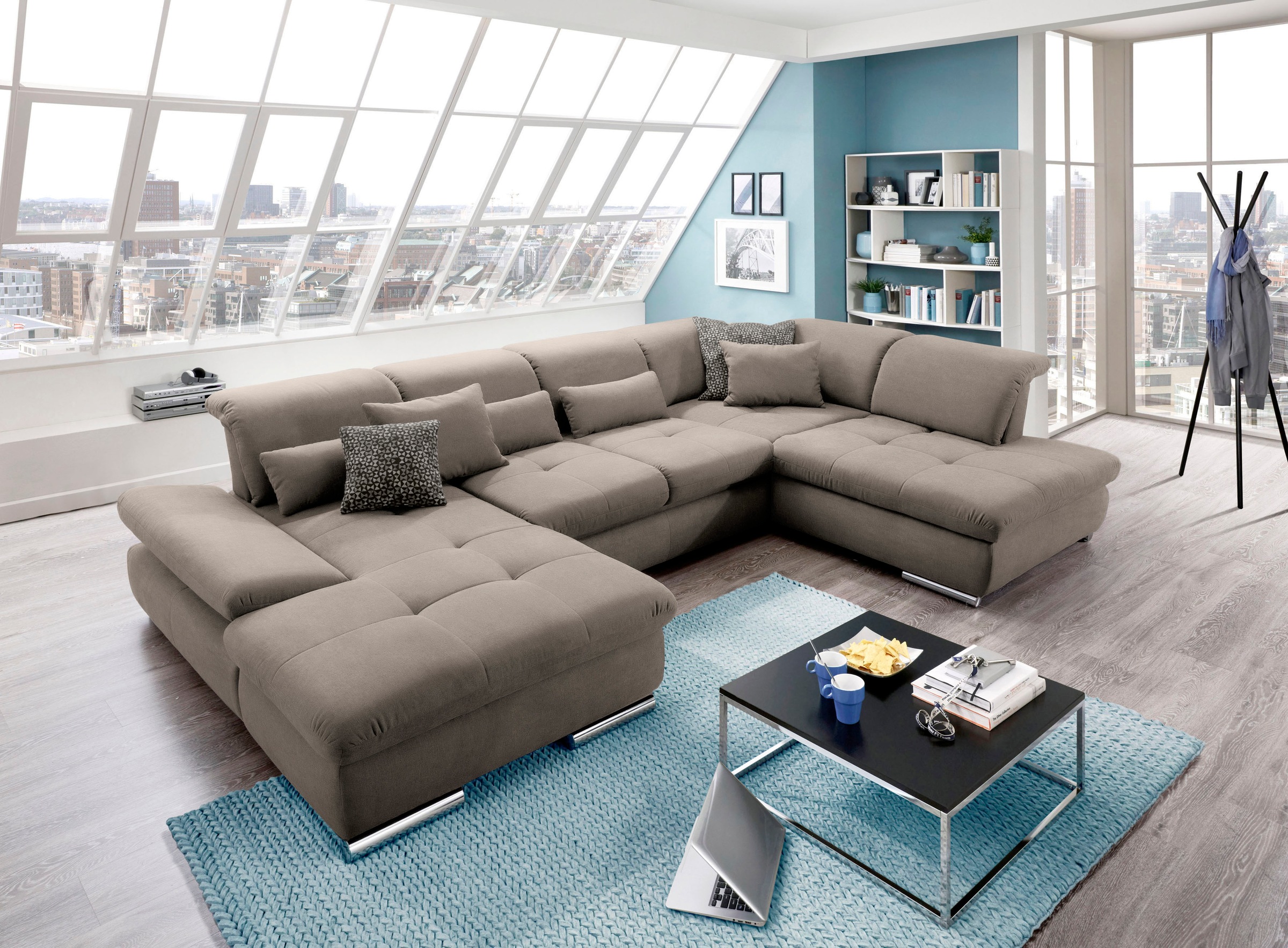 set one by Musterring Wohnlandschaft »SO 4100 komfortable Federkernunterfed günstig online kaufen