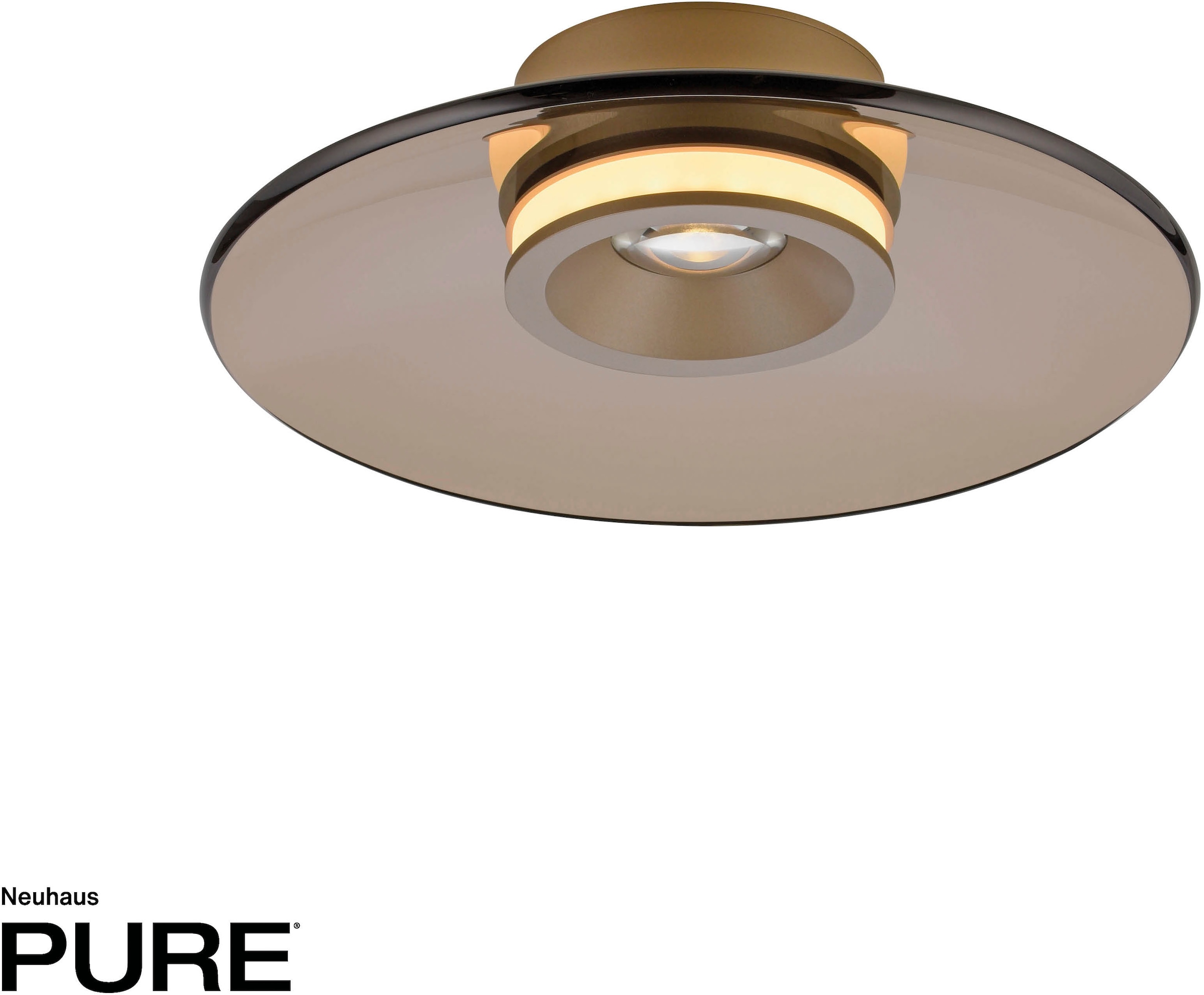 Neuhaus PURE LED Deckenleuchte »PURE Moon« LED-Board 1 Stk. Warmweiß Dimmfähig über separaten Dimmer