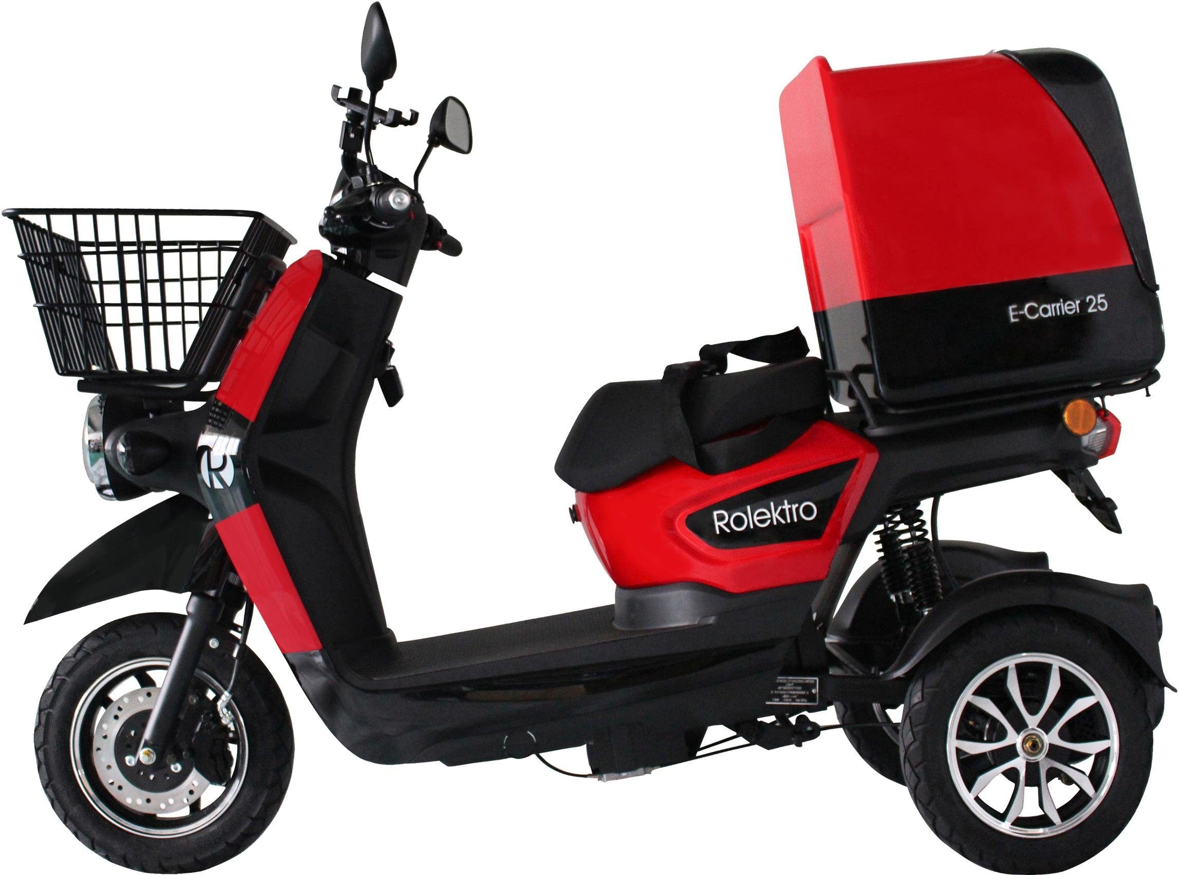 Rolektro Elektromobil »Rolektro E-Carrier 25 V.2, Blei-Gel-Akku«, (Korb)