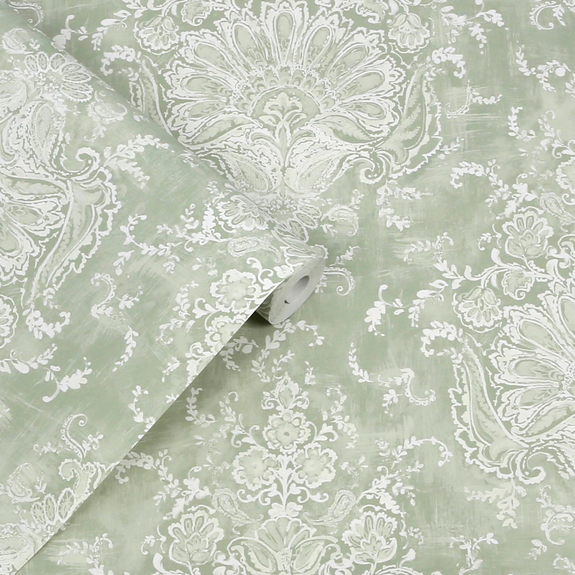 LAURA ASHLEY Vliestapete »MADDOX« floral glatt Design Tapeten