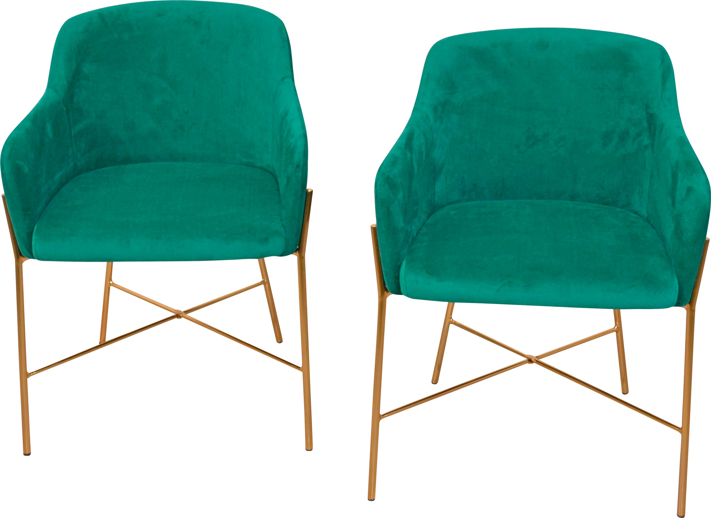 INOSIGN Polsterstuhl, (Set), 2 St., Samtstruktur, Polstersessel mit Gestell aus... kaufen