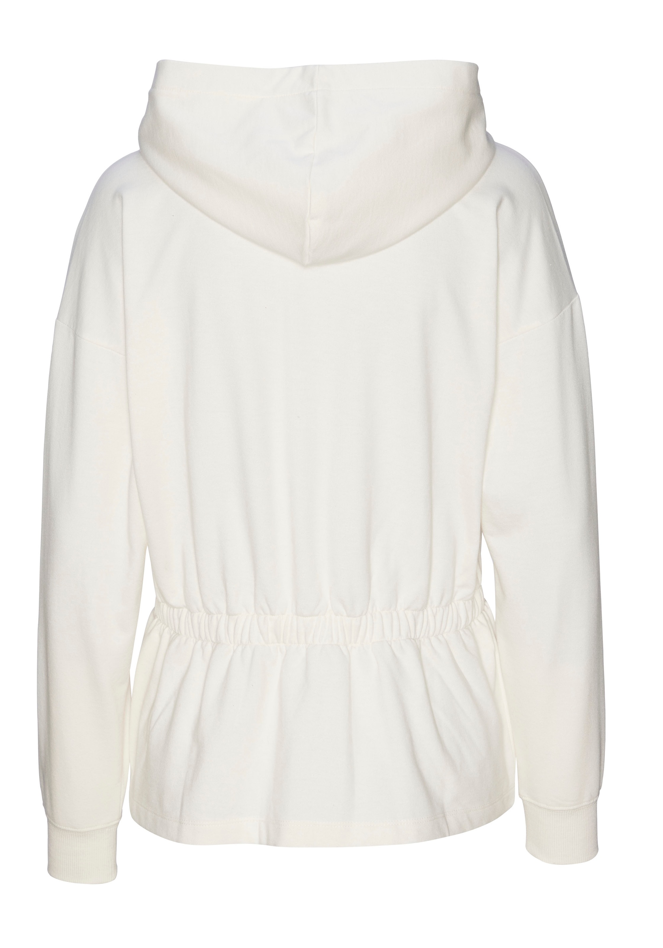 LASCANA Sweatjacke, mit Tunnelzug in der Taille, Loungewear