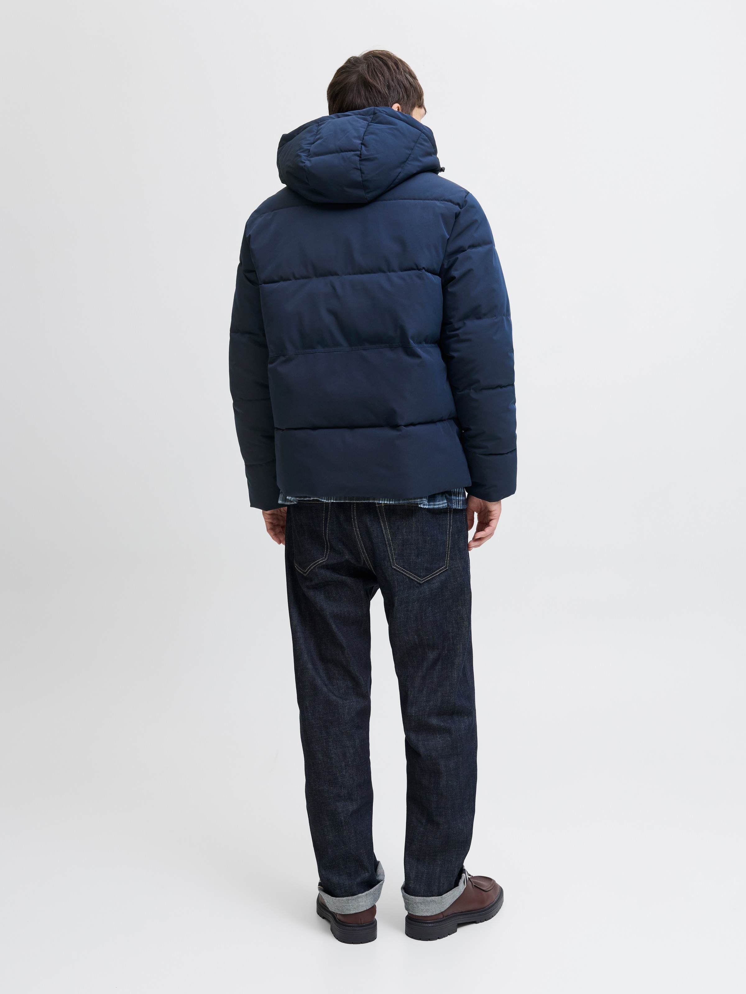 Jack & Jones Steppjacke »JJEOWEN PUFFER SN«, mit Kapuze