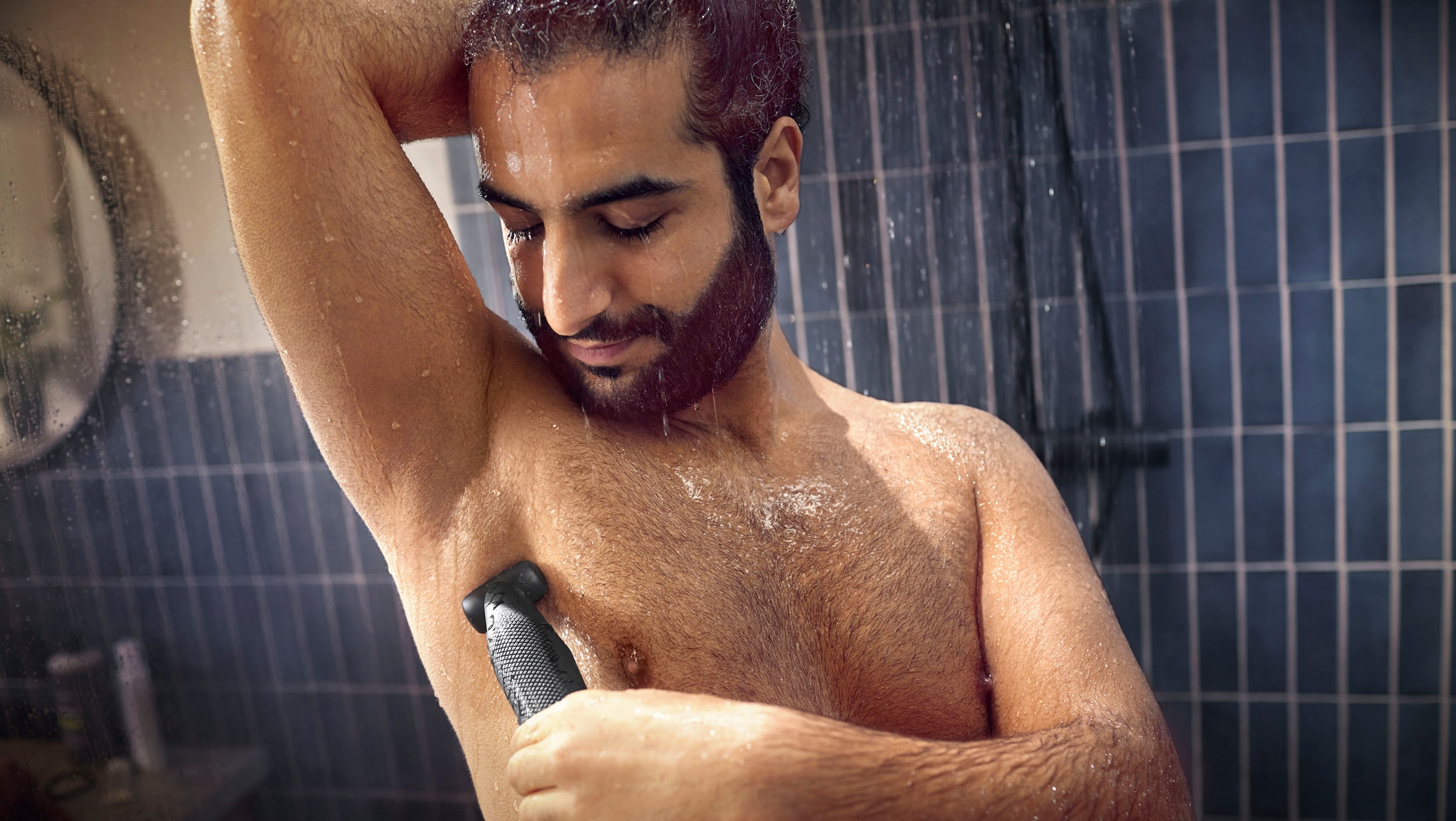 Philips Elektrokörperrasierer »Series 3000 BG3027/05«, 3 St. Aufsätze, mit 3 Trimmaufsätzen, vollständig wasserdicht