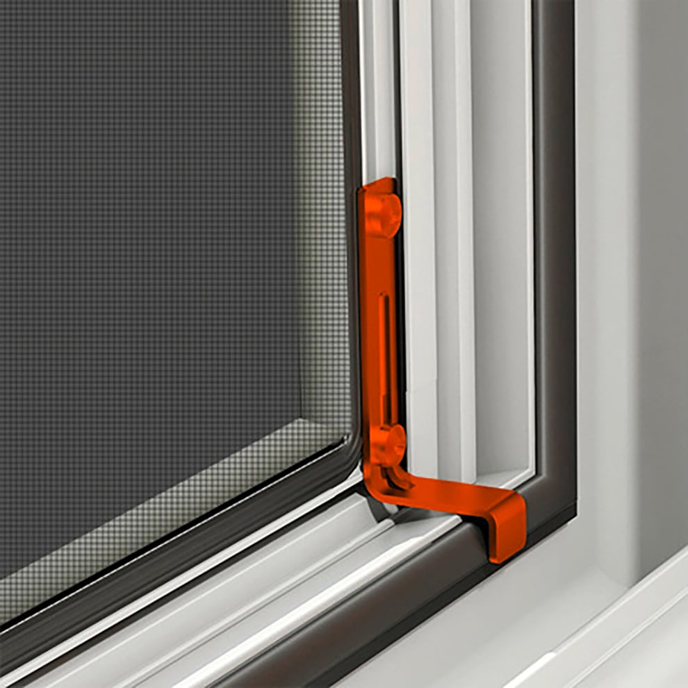 Windhager Insektenschutz-Fensterrahmen »COOL, Fliegengitter und Sonnenschutz mit Alurahmen für Fenster« Packung, 1 Stk. tlg. reduziert Sonneneinstrahlung, erhältlich in weiß, anthrazit, 100x120cm