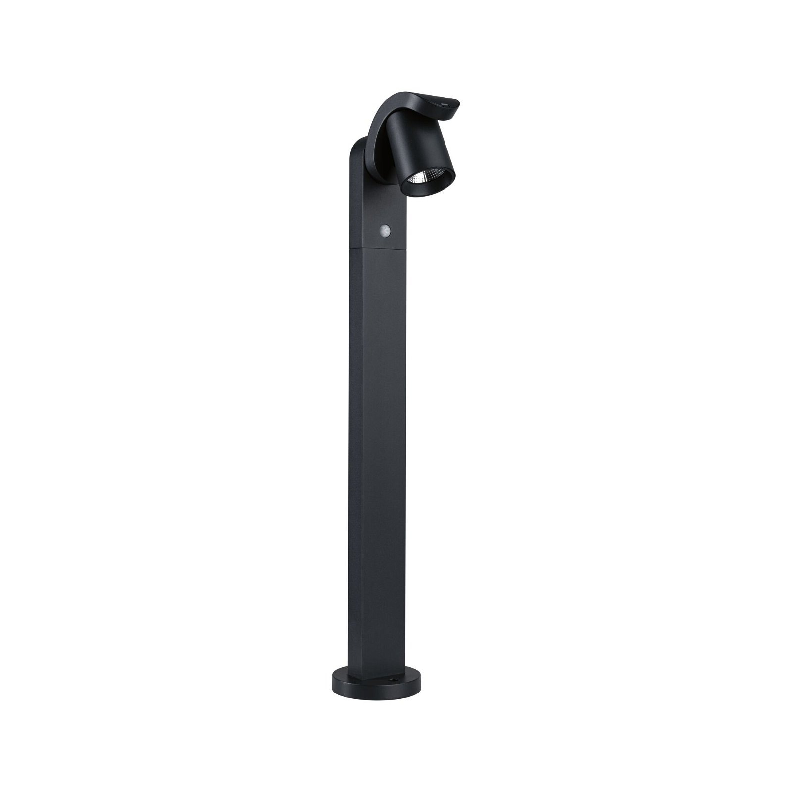 Paulmann LED Pollerleuchte »Cuff IP44 782mm 3000K 10W 700lm 230V 70° Aluminium«, 1 flammig, Bewegungsmelder