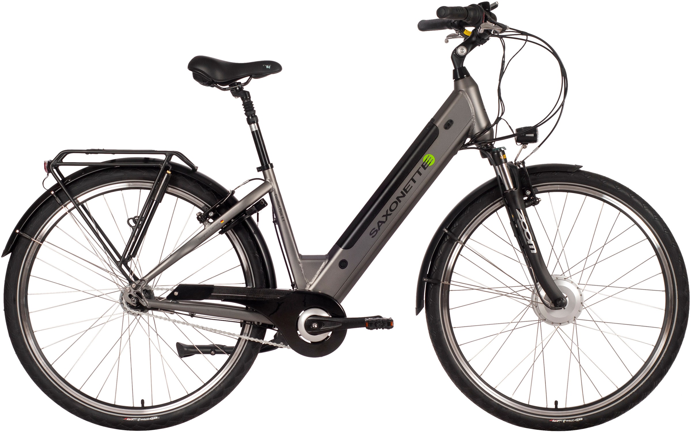 SAXONETTE E-Bike »COMFORT Akku-Ladegerät) 7 PLUS W, Frontmotor (mit 4.1«, Online-Shop im Gang, 250 kaufen