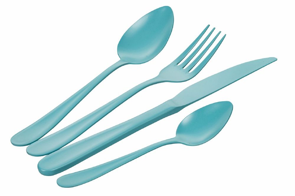 Villa d'Este Besteck-Set »Ocean«, (Set, 16 tlg.), Essbesteck-Set, mattiert