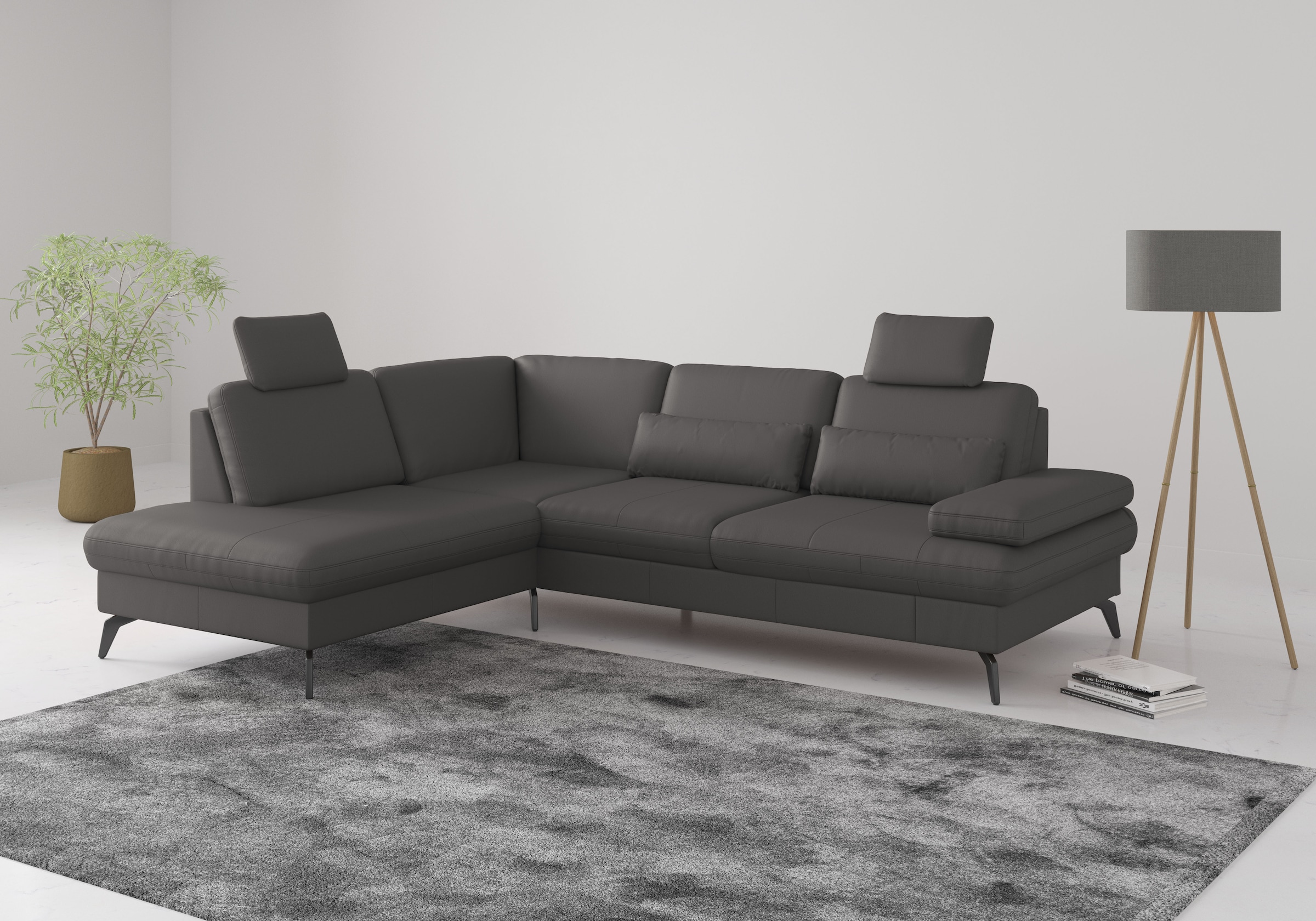 sit&more Ecksofa »Morris L-Form, inkl. Sitztiefenverstellung« wahlweise mit günstig online kaufen
