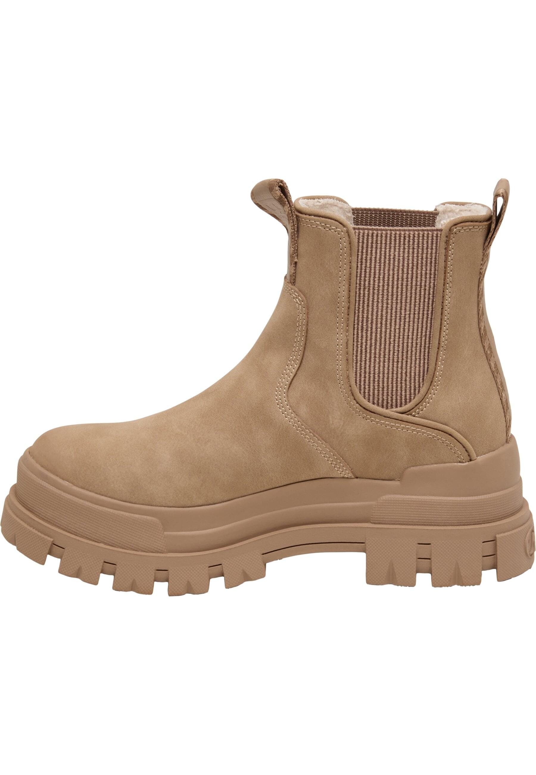 Buffalo Stiefel »Buffalo ASPHA CHELSEA WARM - VEGAN NUBUCK - BROWN«