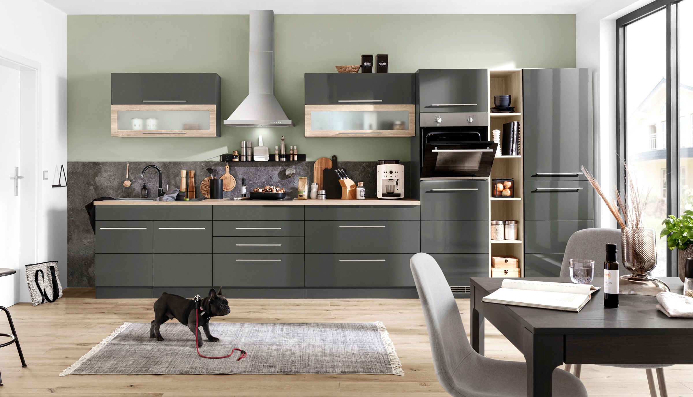 KOCHSTATION Küchenzeile »KS-Wien« Breite 430 cm, wahlweise mit E-Geräten un günstig online kaufen