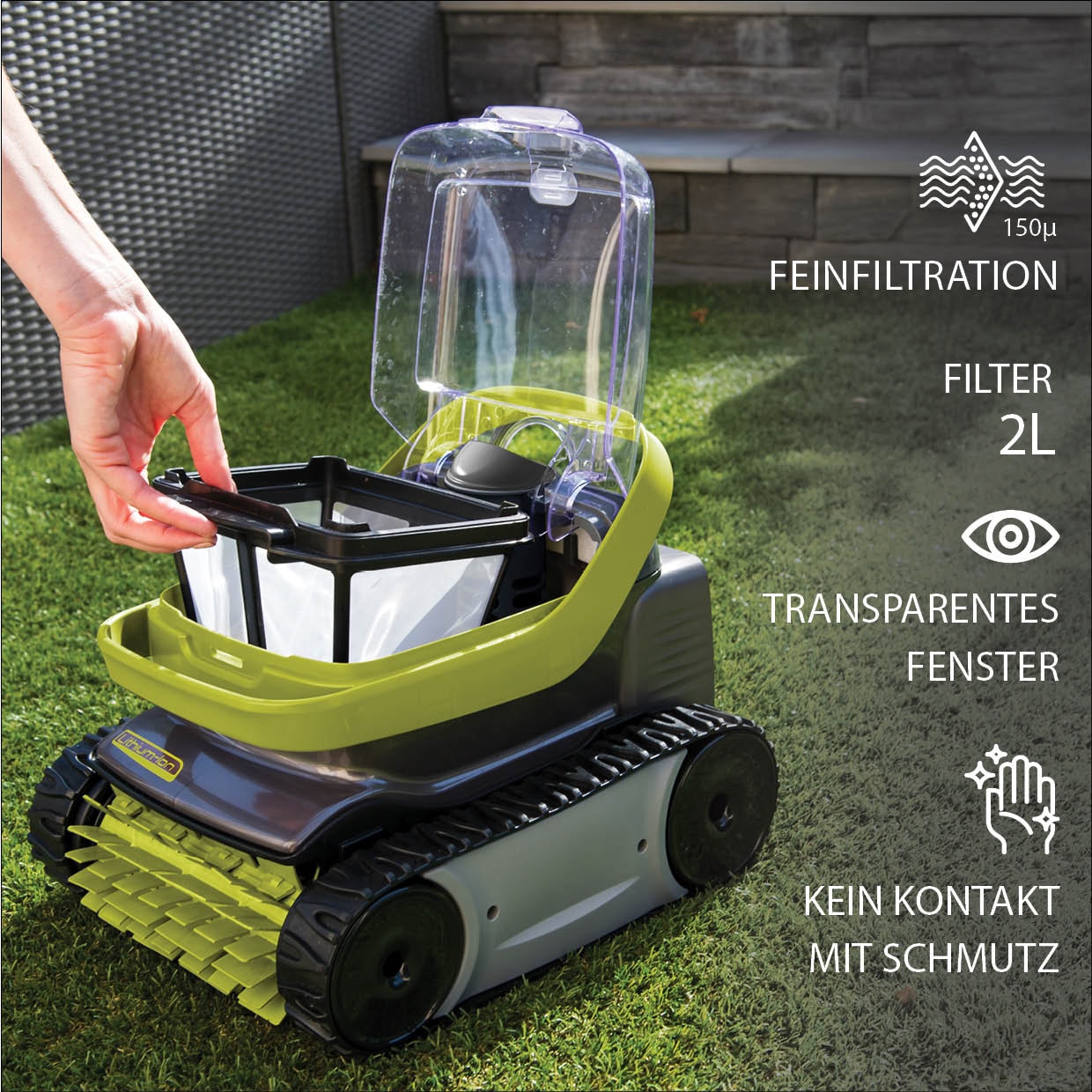 ZODIAC® Poolroboter »»Pixel««, (Akku Pool Reiniger), Kabellos