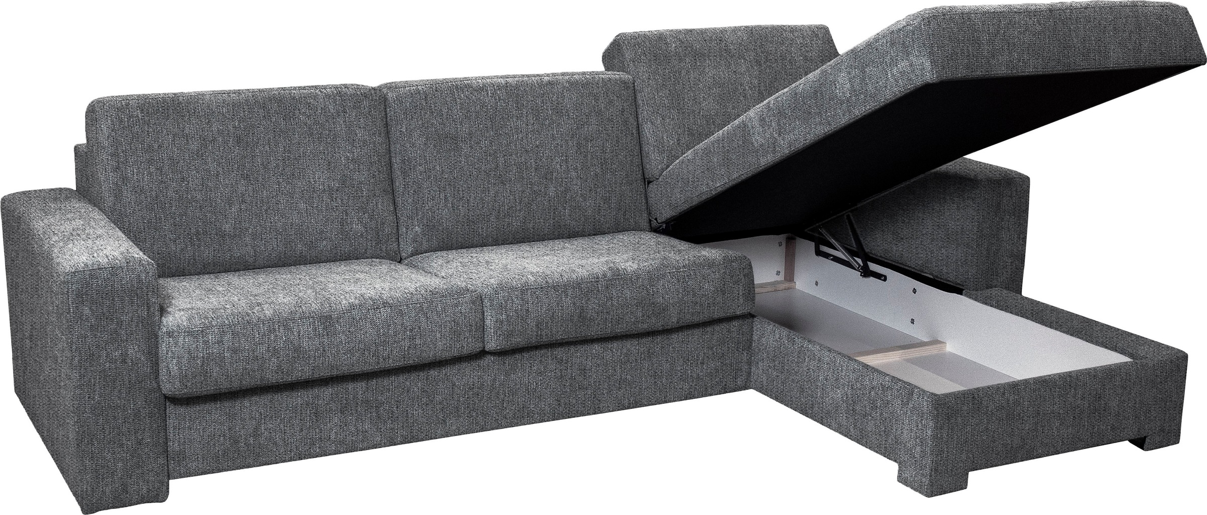 Home affaire Ecksofa Roma "L" Dauerschlaffunktion, mit Unterfederung, Matratzenhöhe 14cm, Liegemaße ca 163x198 cm, L-Form