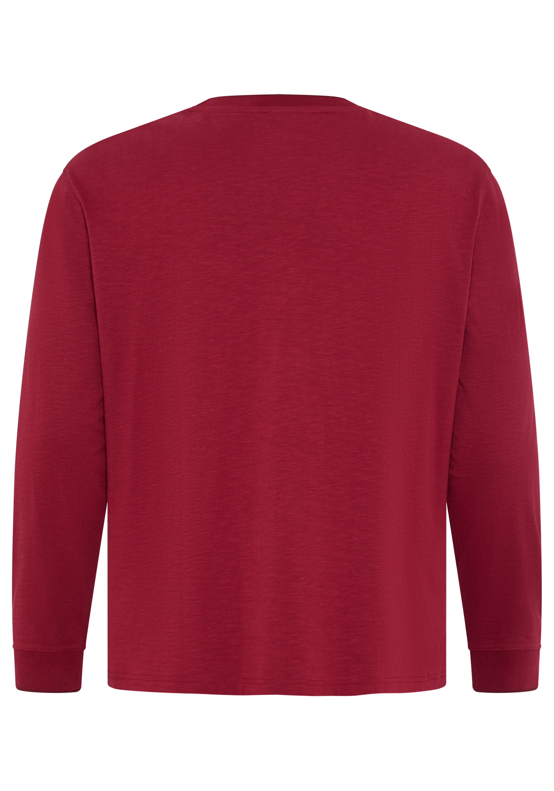 Man's World Plus Rundhalsshirt »auch in Grosse Größen bis Gr. 7XL« Regular Fit, Langarm, bedruckte Optik, für Casualmode