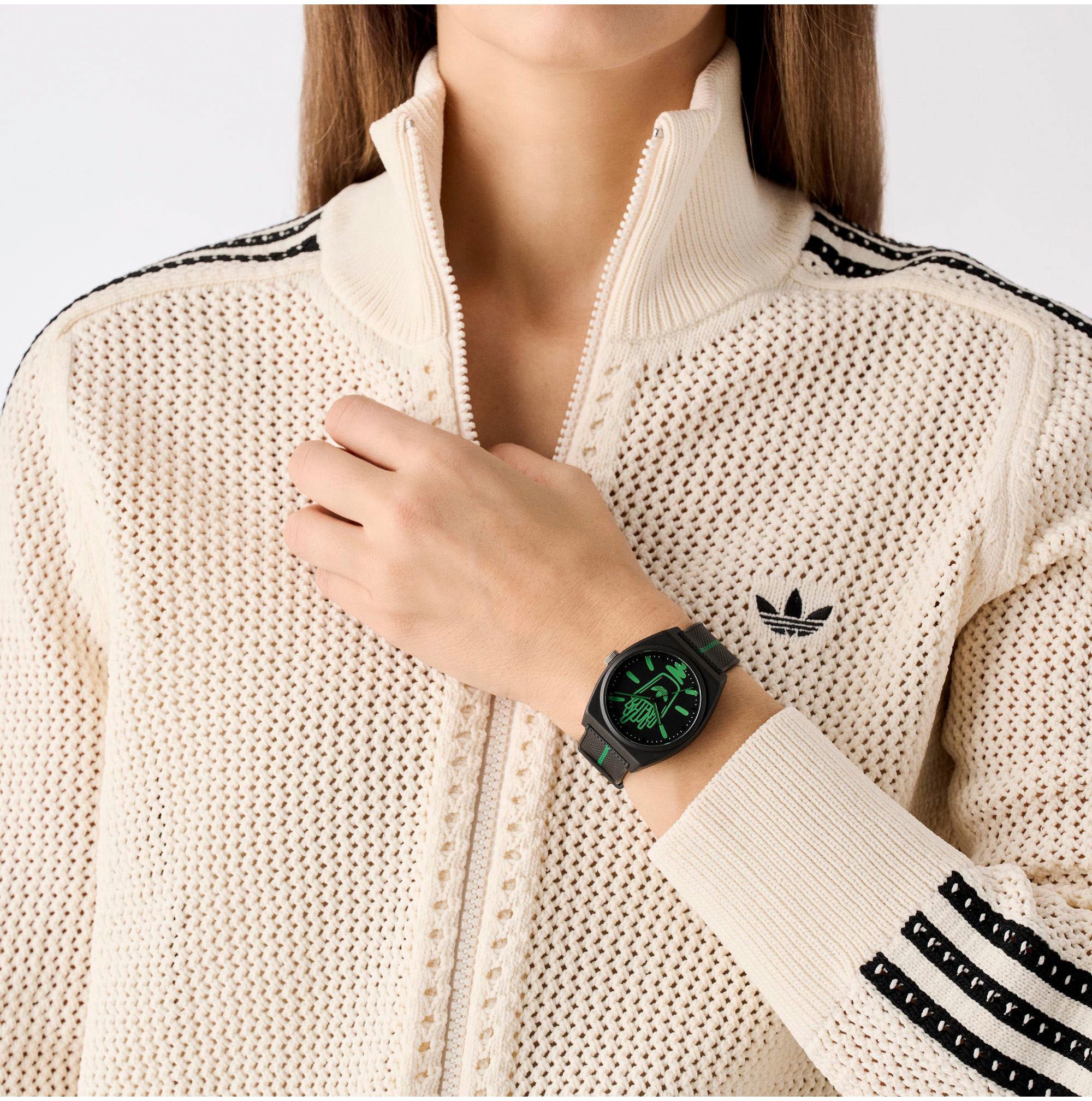 adidas Originals Quarzuhr »PROJECT TWO«, Armbanduhr, Herrenuhr, Damenuhr,Resinarmband,wasserabweisend bis 5 bar