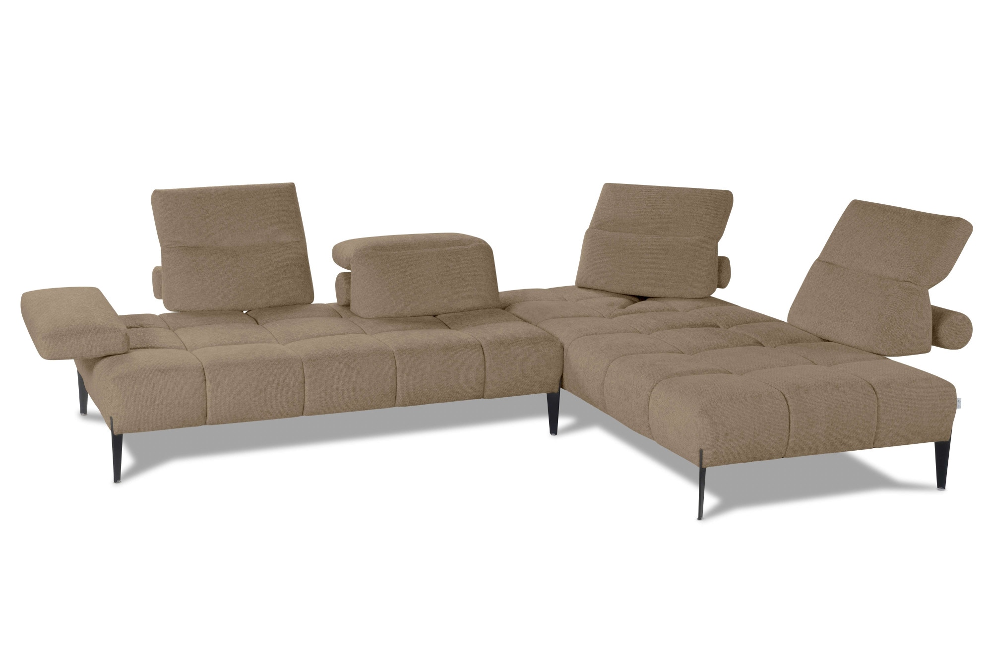 CALIA ITALIA Ecksofa »Skyline, Made in Italy, Design-Sofa, L-Form, mit Sitz günstig online kaufen