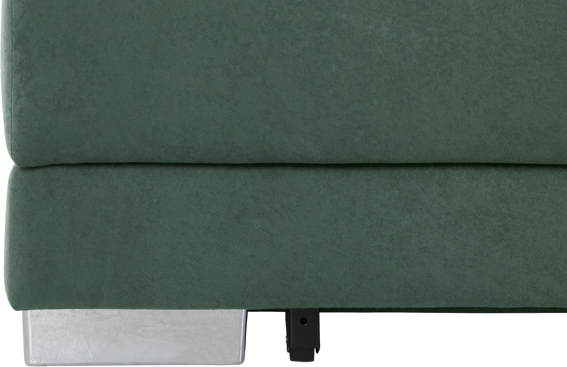 COLLECTION AB Schlafsofa »Berlin«, Bettfunktion und Bettkasten, lose Armlehn-und Rückenkissen