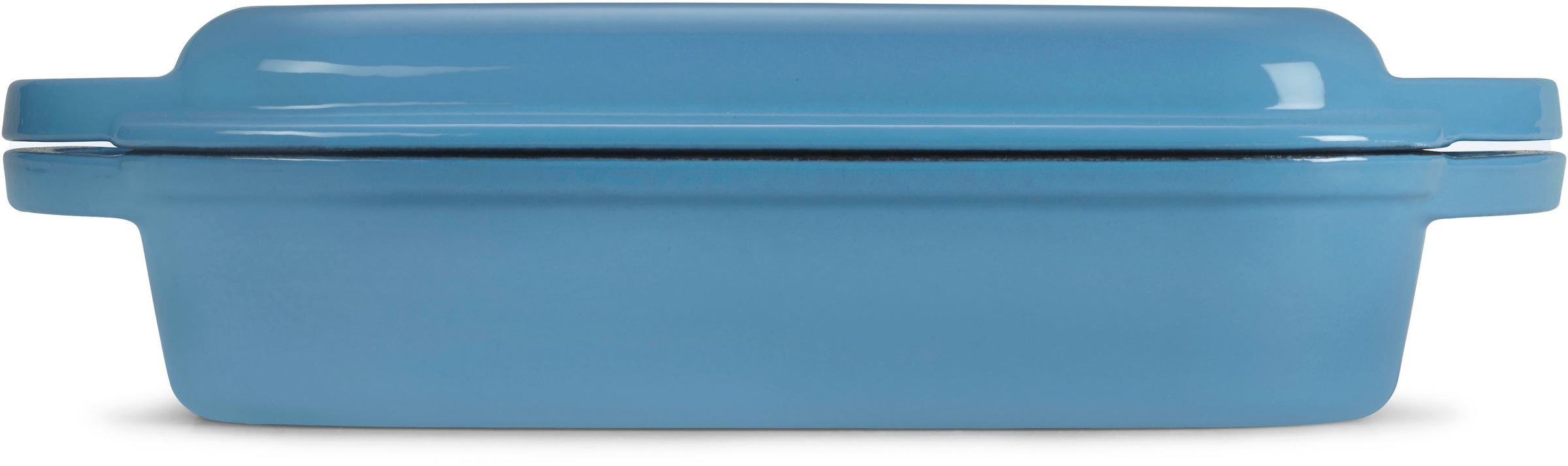 ECHTWERK Bräter »Universalbräter und Pfanne 2-in-1 Set, Auflaufform mit Deckel«, Gusseisen-Emaille, Emaille-Beschichtung, für Backöfen, Grill & Induktion