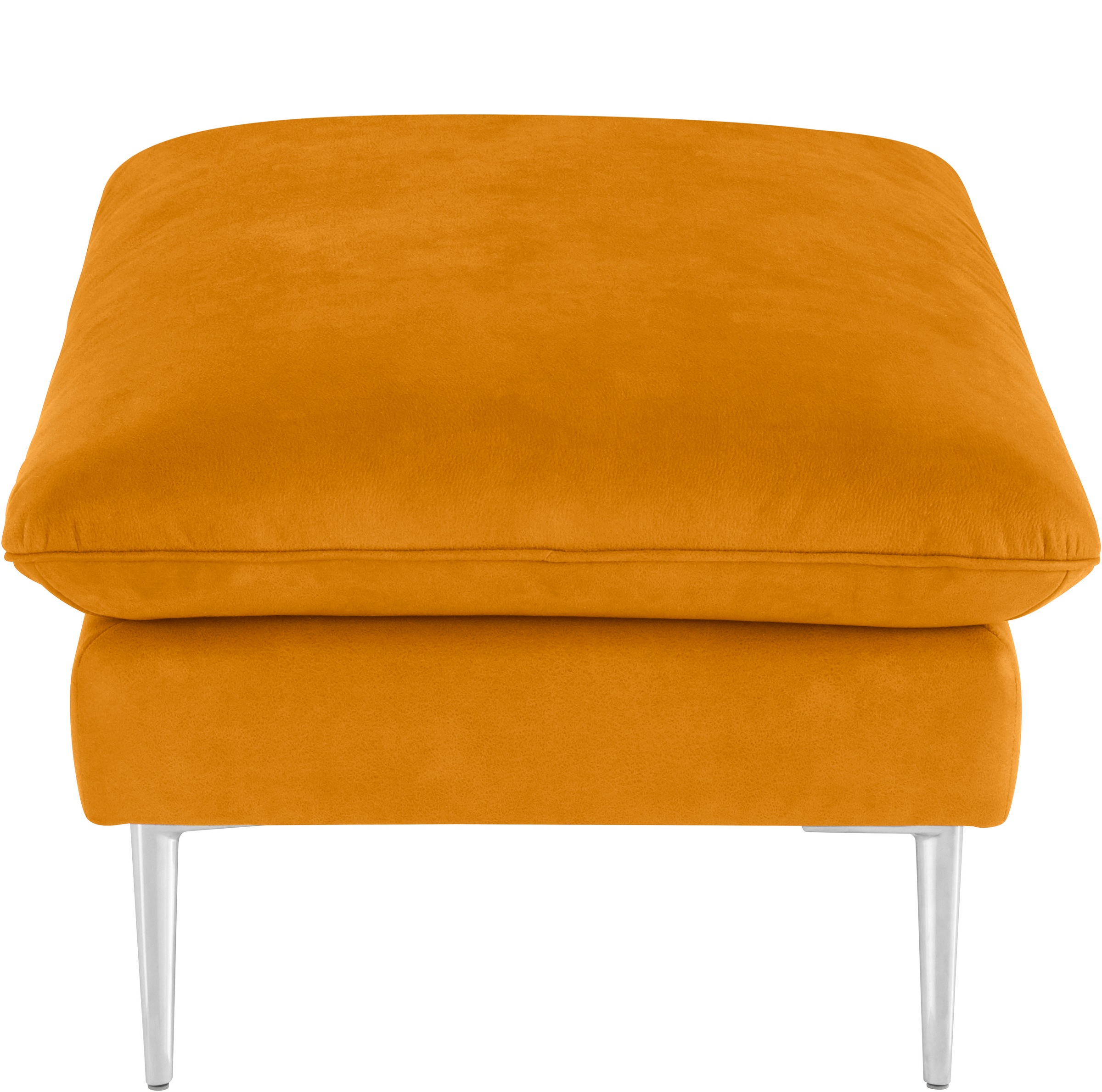 W.SCHILLIG Hocker »enjoy&MORE«, Füße Chrom glänzend, Breite 106 cm