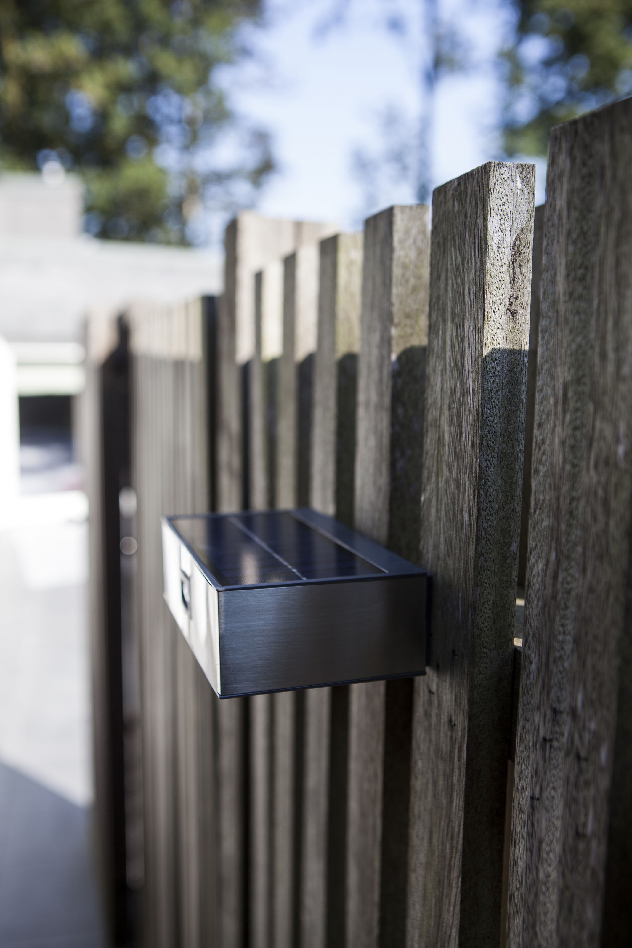 LUTEC LED Außen-Wandleuchte »BRICK«, Leuchtmittel LED-Modul | LED fest integriert, Solarleuchte, Bewegungsmelder