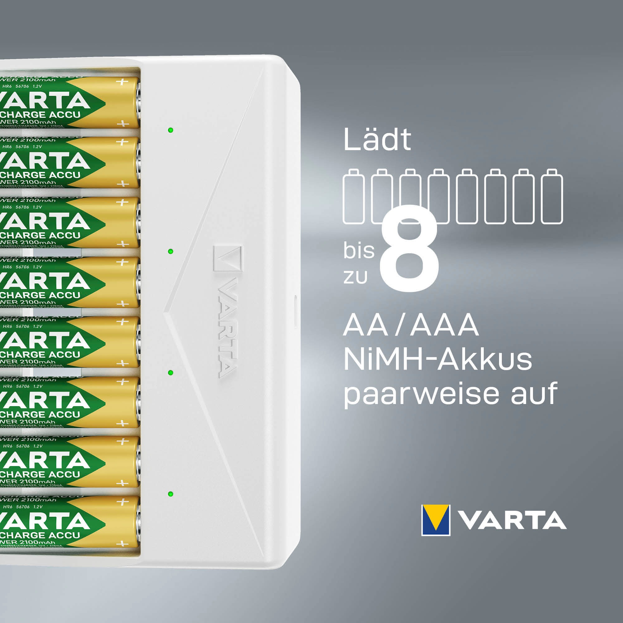 VARTA Batterie-Ladegerät »Multi Charger«, (1 St.)