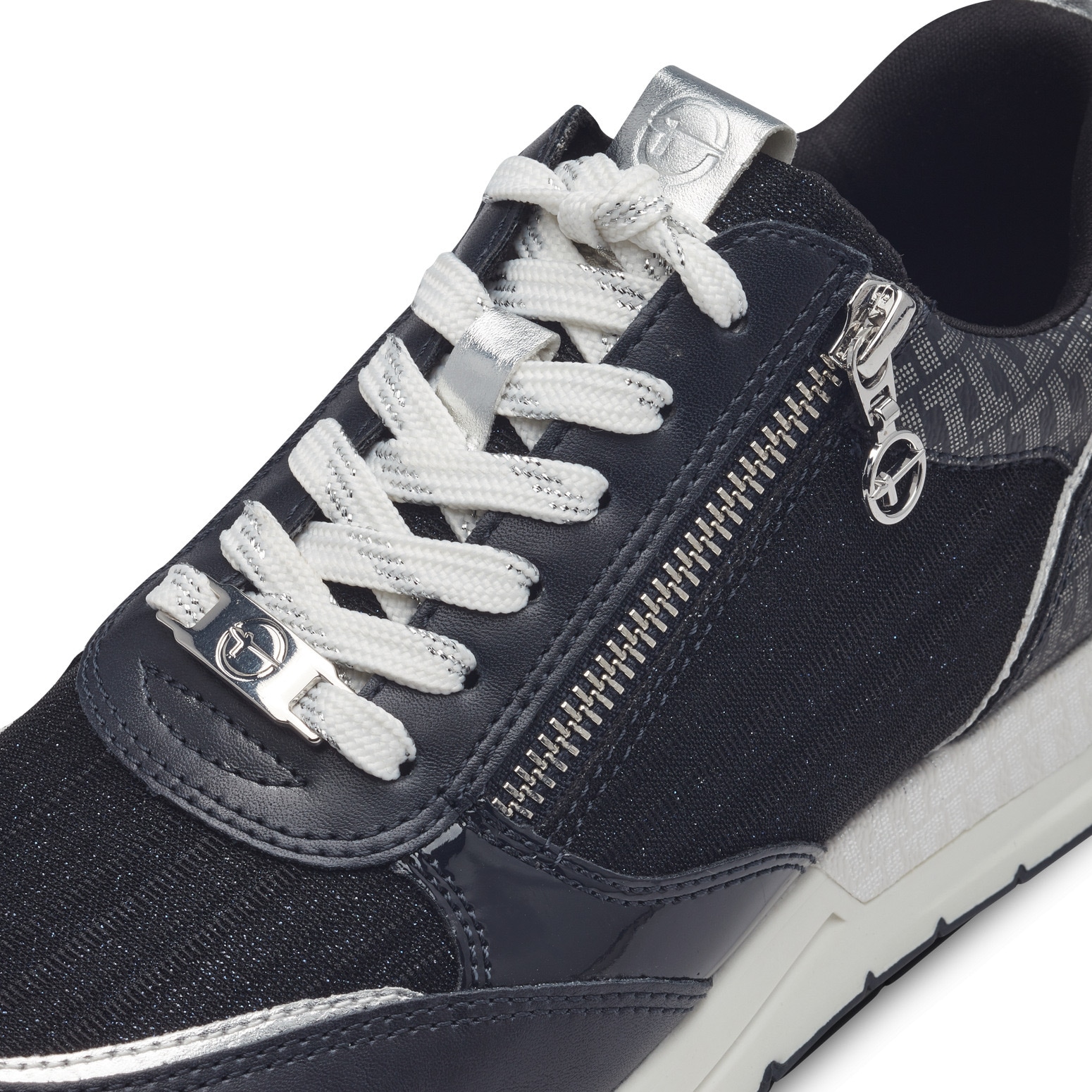 Tamaris Keilsneaker, Freizeitschuh, Halbschuh, Schnürschuh in schmaler Form
