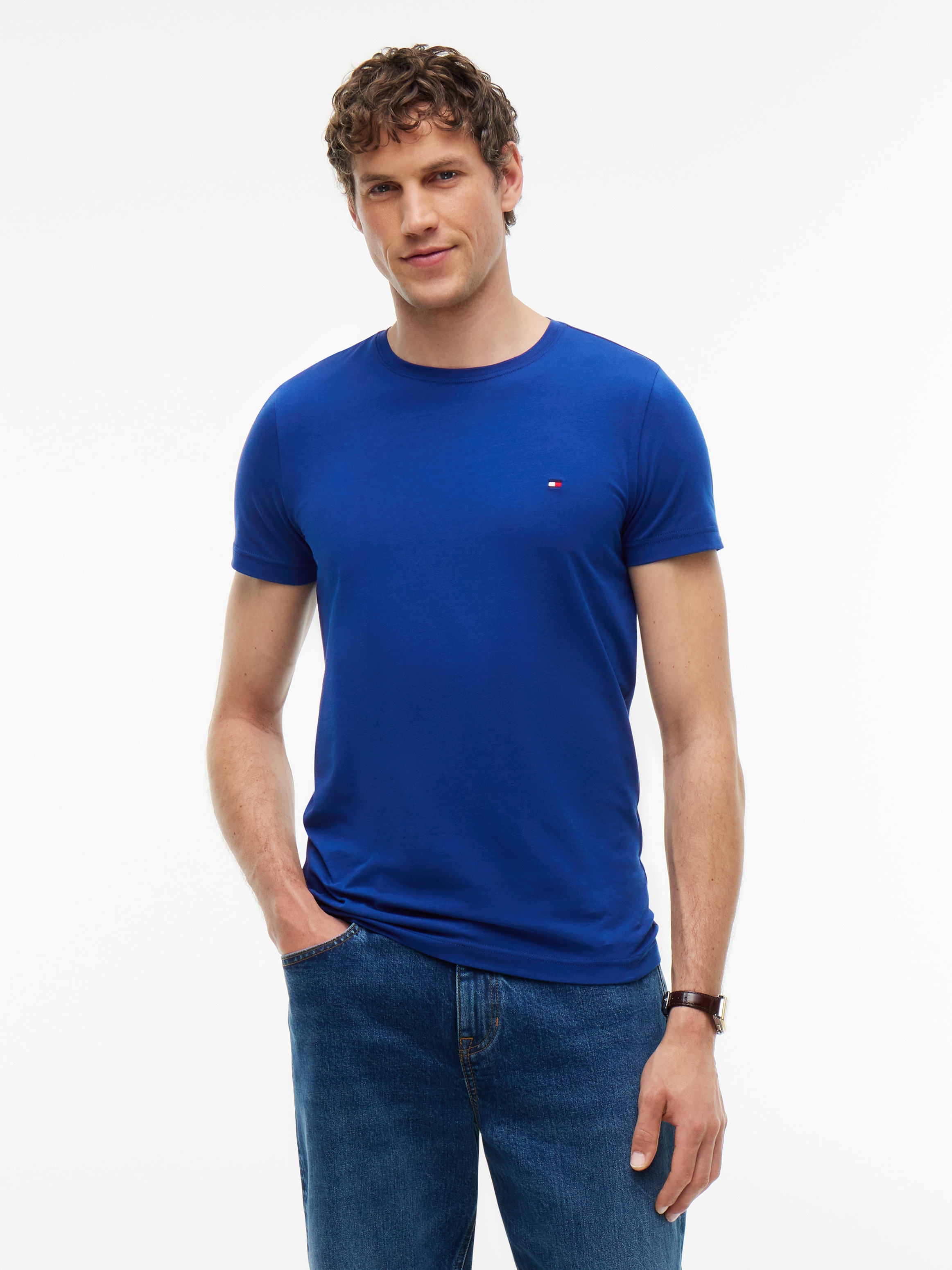 Tommy Hilfiger T-Shirt »STRETCH SLIM FIT TEE«