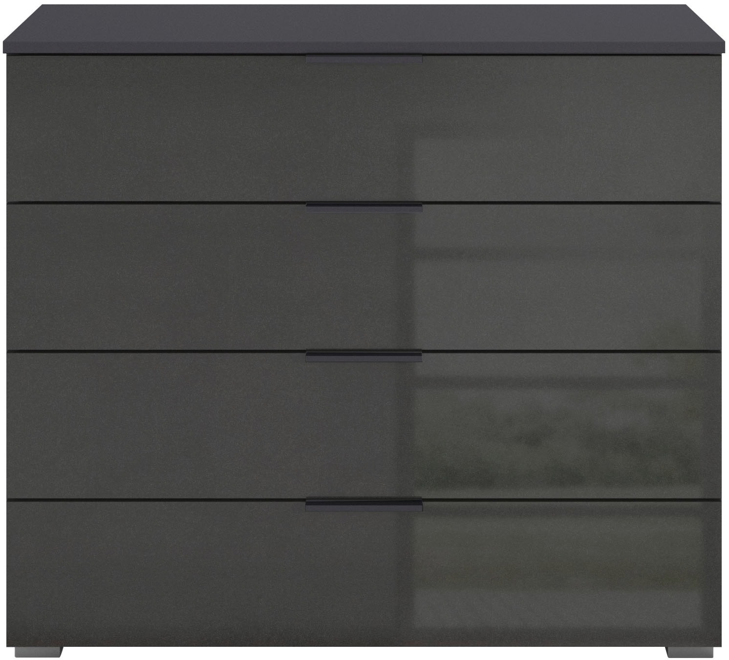 rauch Schubkastenkommode »Sideboard Schubladenkommode AGORDO mit Dekor- oder Hochglanzfront«, (in zwei Griff-Farben, Breite 80 cm), vier große und geräumige Schubladen mit viel Stauraum MADE IN GERMANY