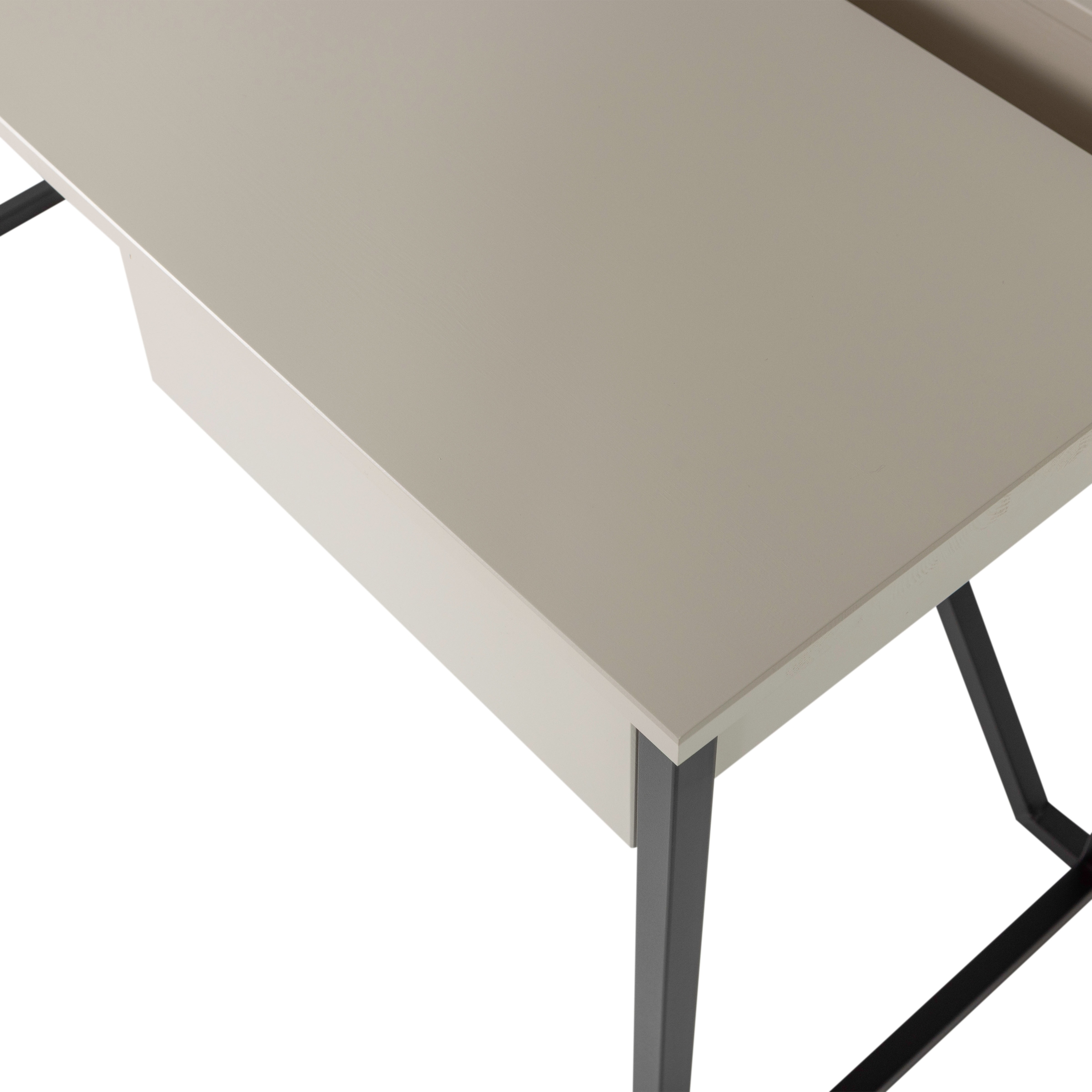 WOOOD Schreibtisch »New Julius FSC®-Kiefernholz mit Schublade, lackiert B126xT53xH75 cm« Tragkraft Blatt 20 kg, sichtbare Maserung, einfach zu montieren