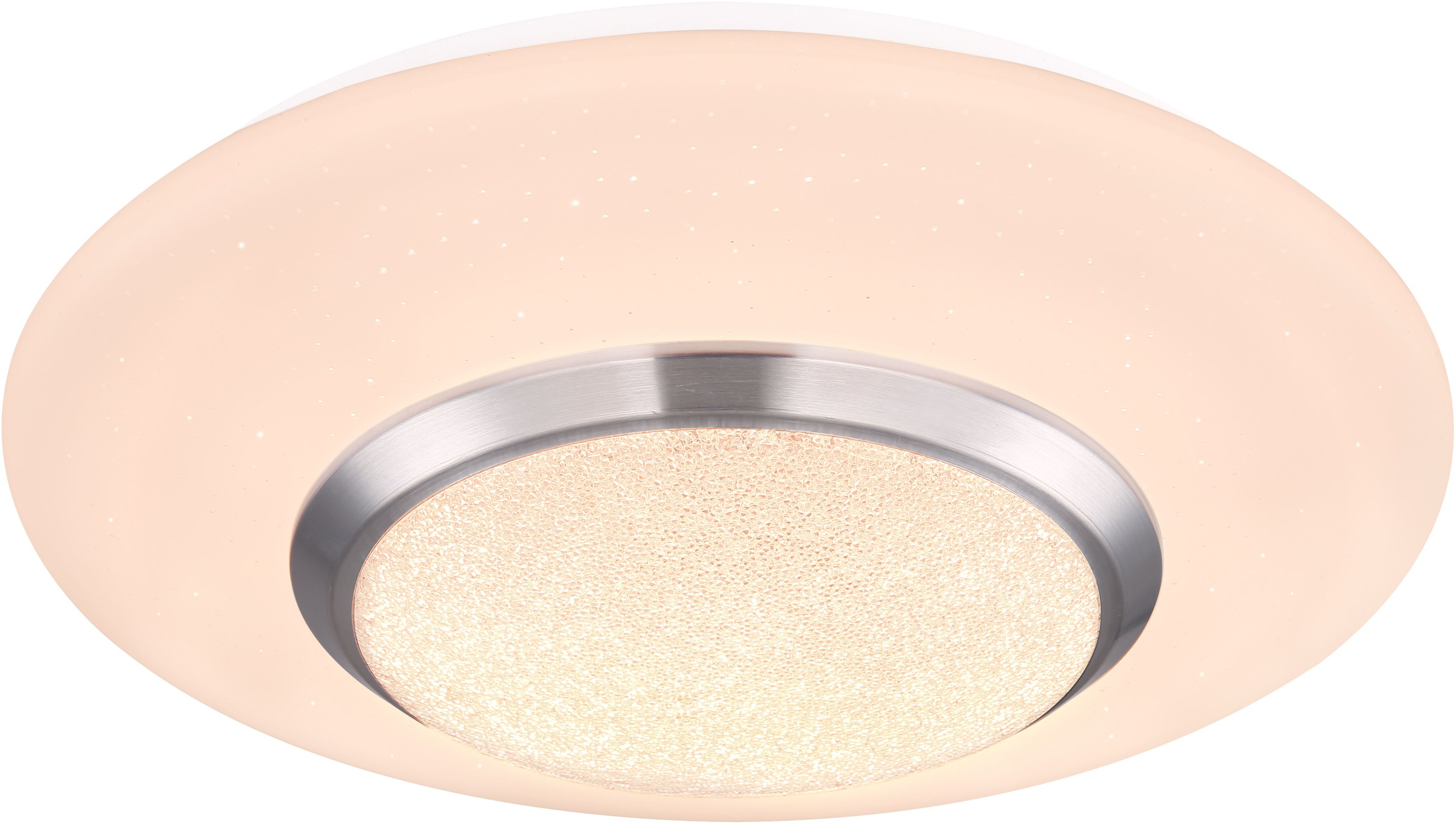 GLOBO LIGHTING LED Deckenleuchte »CANDIDA«, Leuchtmittel LED-Modul | LED fest integriert, Deckenlampe/rund/Wohnzimmer/Schlafzimmer/rot-blau-grün