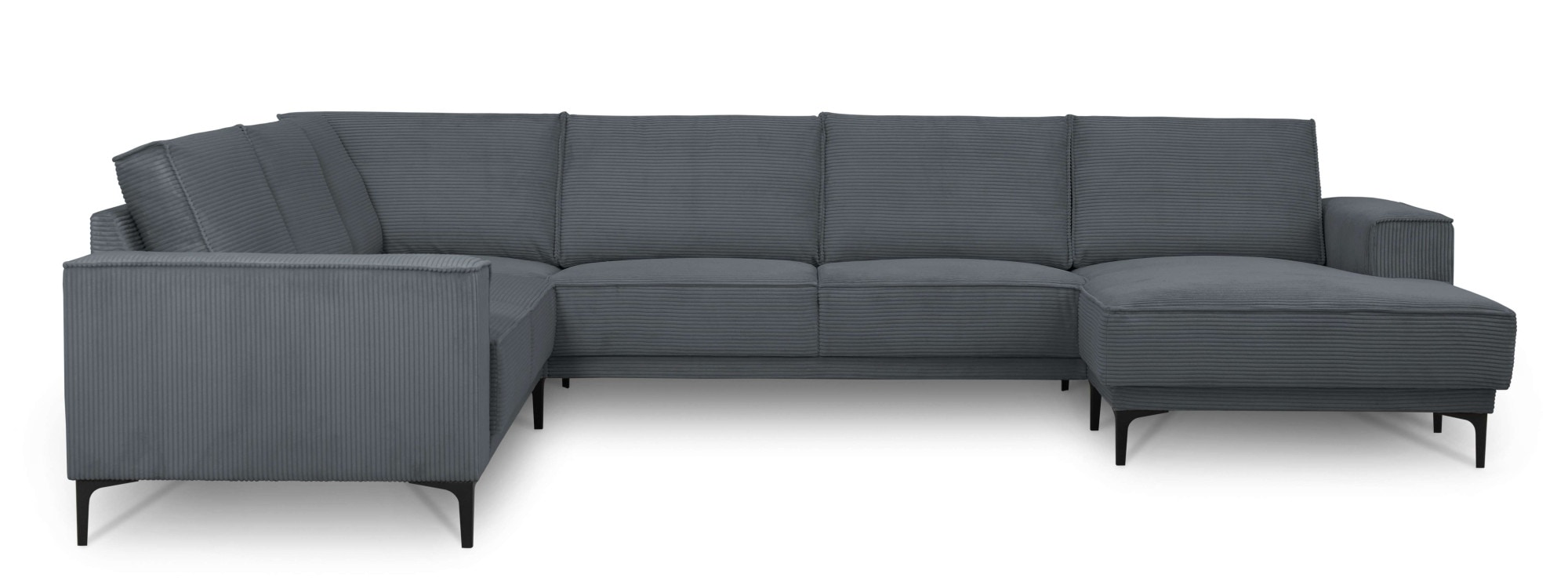 PLACES OF STYLE Wohnlandschaft »XXL Sofa Oland, Struktur, Flachgewebe, Luxu günstig online kaufen