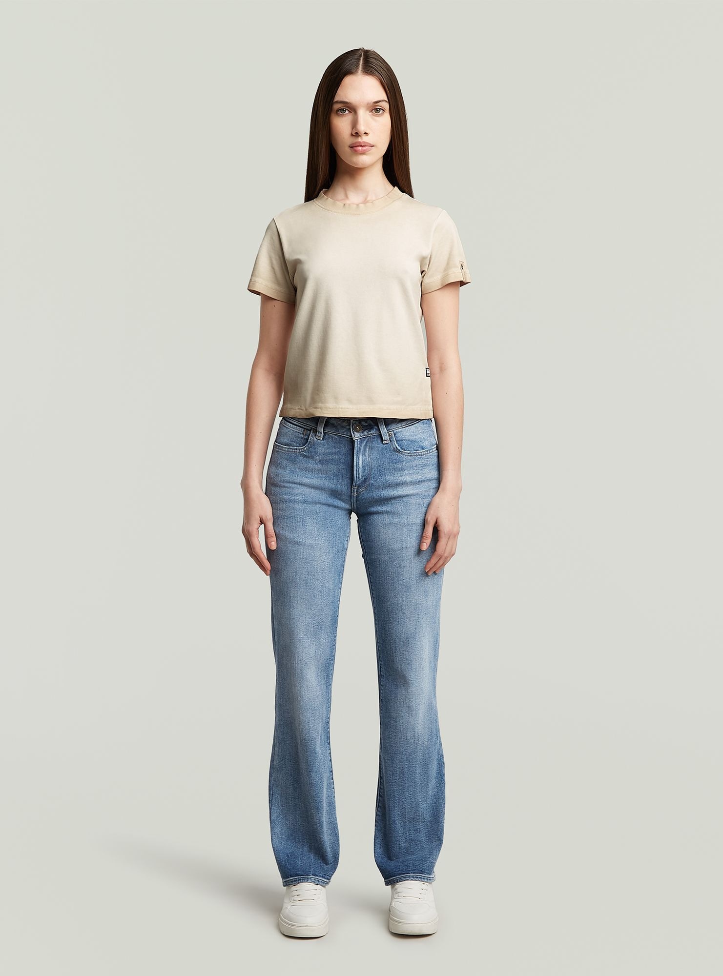 G-STAR T-Shirt »Overdyed Micro Boxy Top«