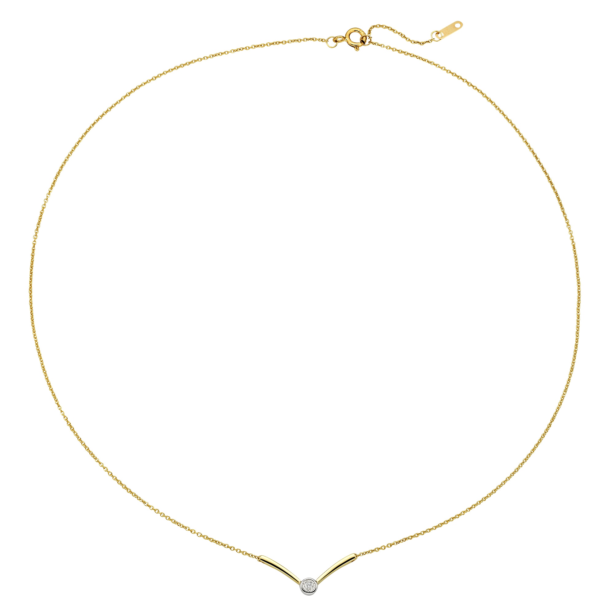 Diamonds by Ellen K. Collierkettchen »Gold 375 mit Brillant 0,03ct.«