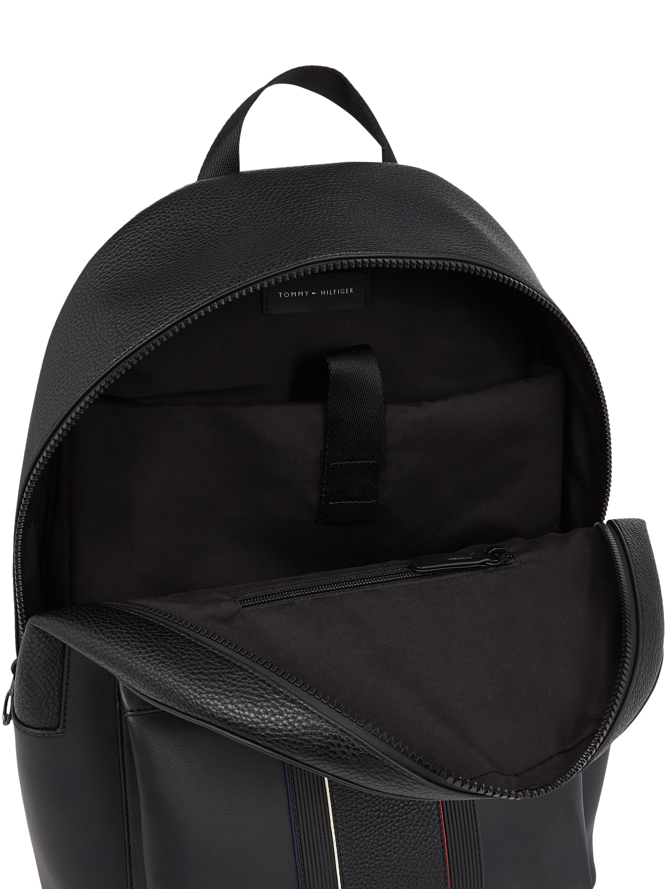 Tommy Hilfiger Rucksack »TH FOUNDATION BACKPACK«, Men Freizeitrucksack, Freizeit-Bag mit Vordertaschen-Fach