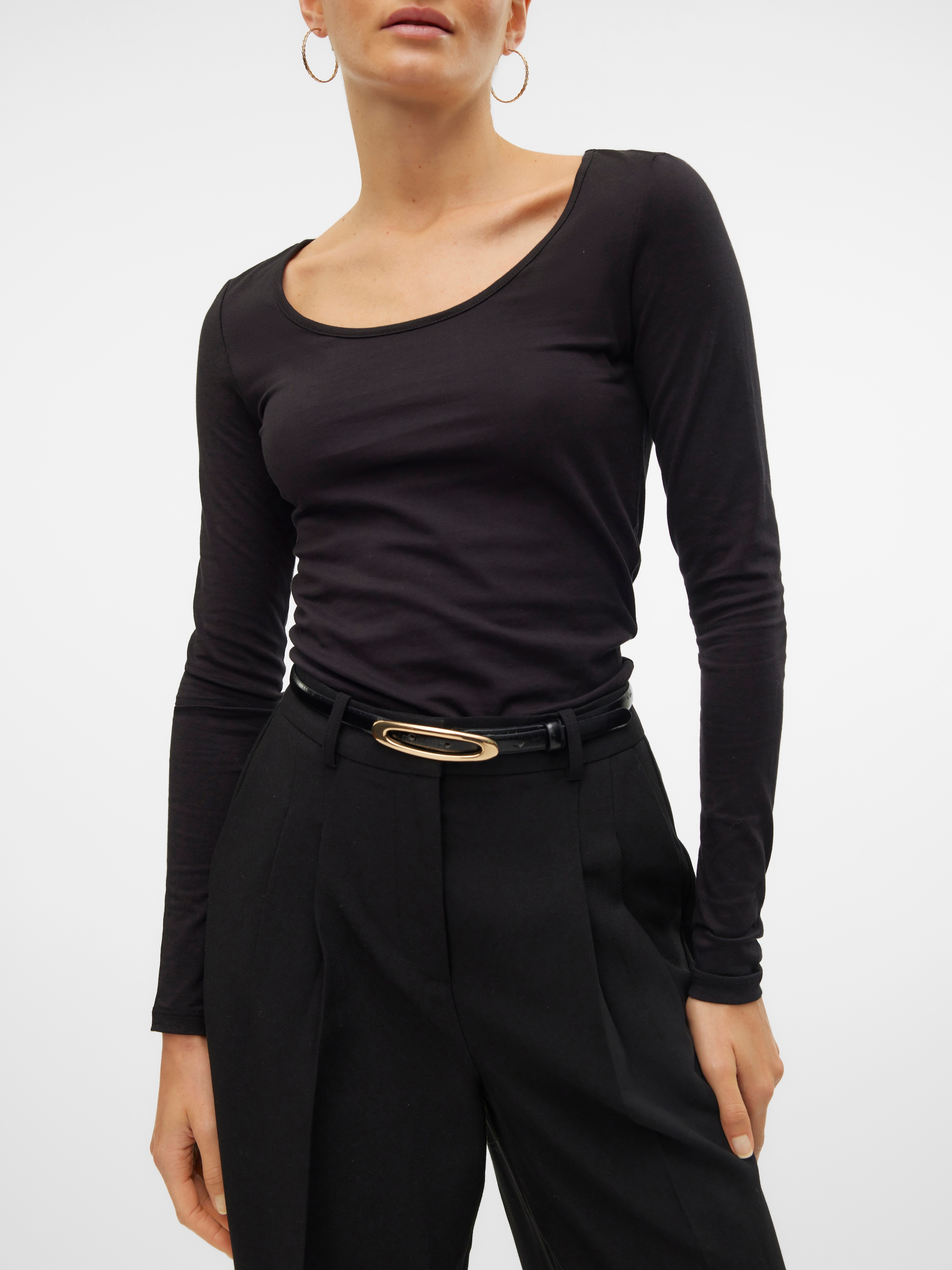 Vero Moda Langarmshirt »VMMAXI« aus Bio-Baumwolle