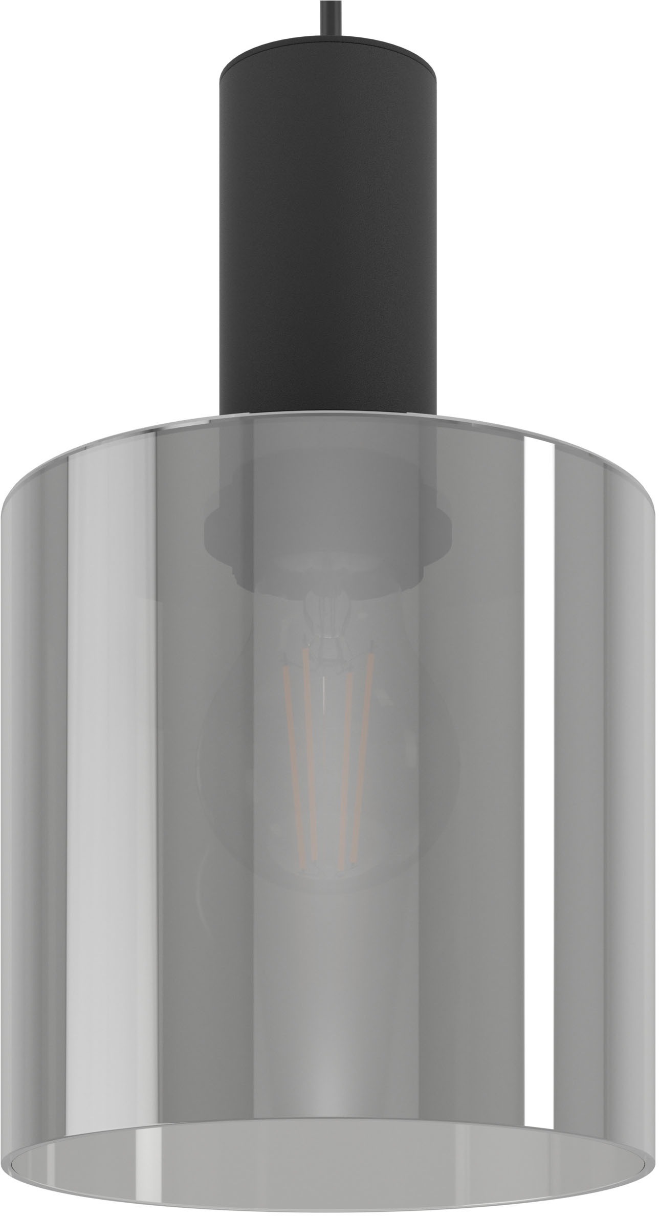 EGLO Hängeleuchte »GOROSIBA Pendellampe - Stahl - E27 - 3X40W - IP20« E27 1 Stk. Hängelampe, Deckenlampe, Wohnzimmer, Esszimmer, L85 x B15 x H110 cm