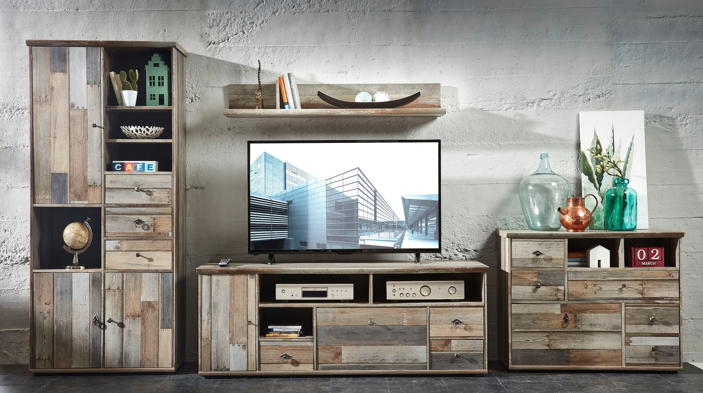 Innostyle Wohnwand »BONANZA«, (4 St.)