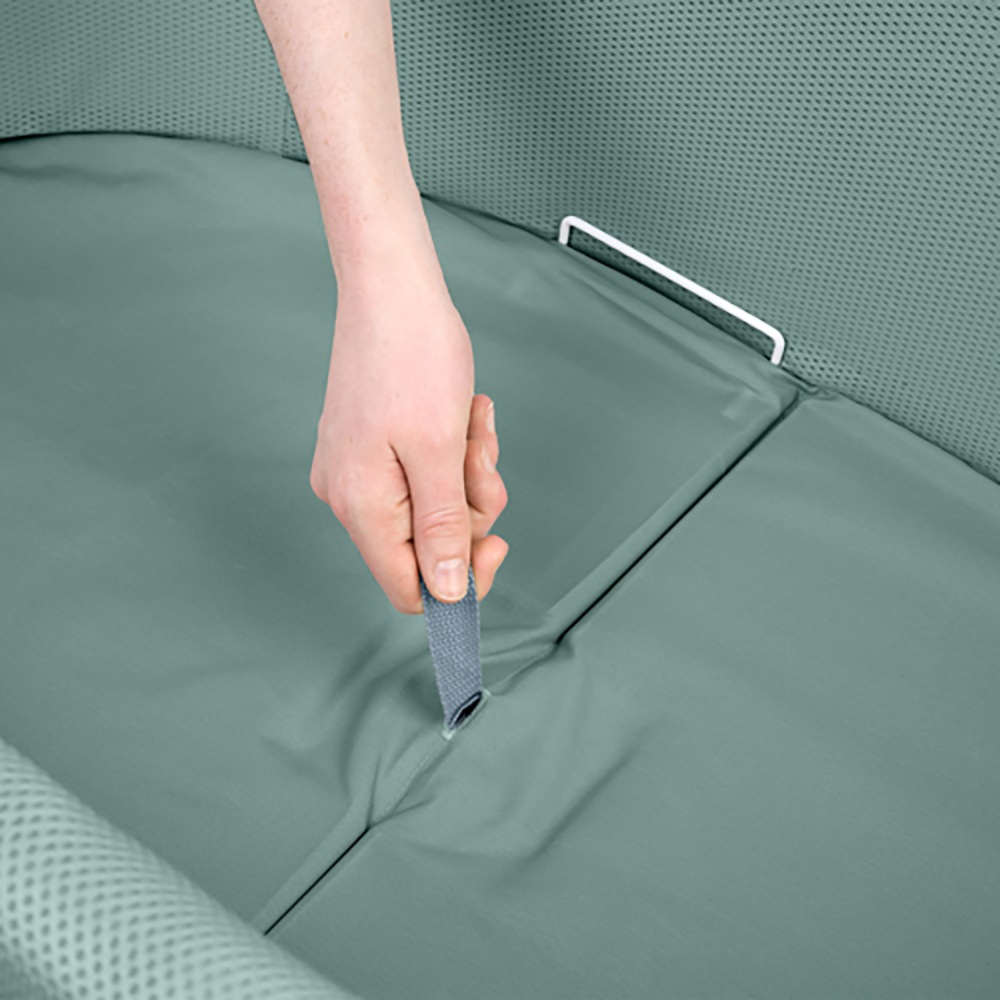 ingenuity Baby-Reisebett »Snooze & Stow™ Easy-Folding Bassinet, grün« faltbar