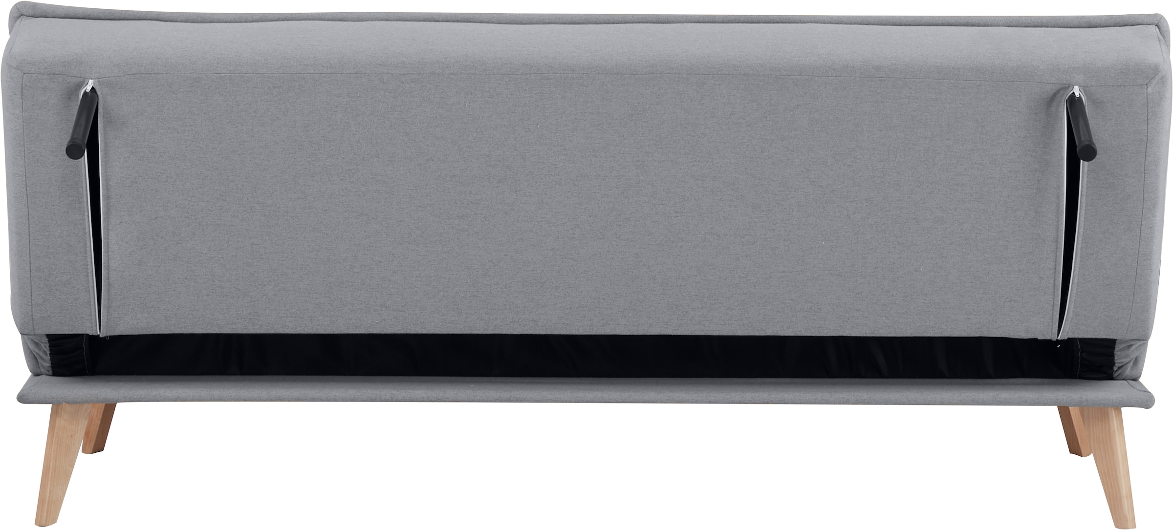 INOSIGN Schlafsofa »MENDOTA, 181 cm, 3-Sitzer mit Schlaffunktion,«, verstellbarer Rückenlehne, Klappmechanismus, Webstoff